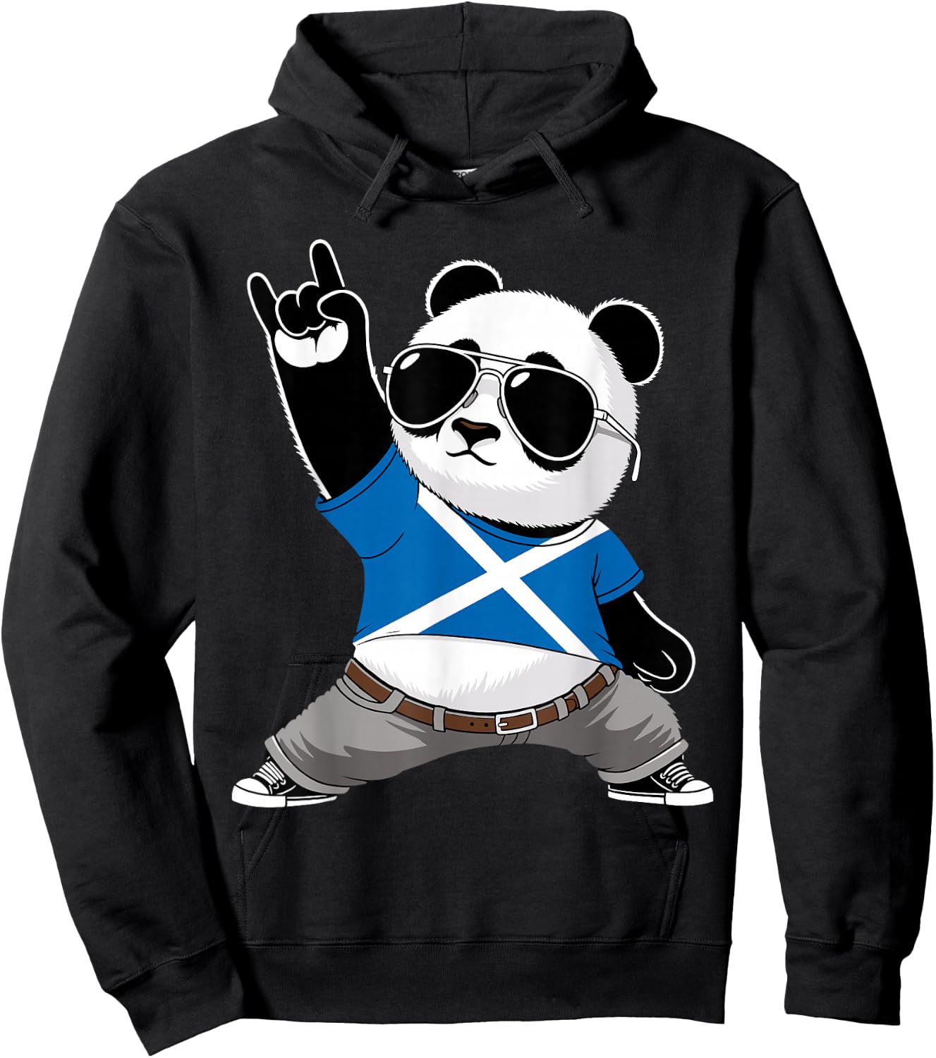 Scottish Flag Men Women Kids Scotland Hoodie - Hoodie | Black