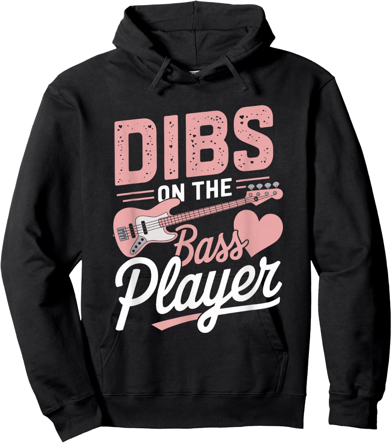 Dibs On The Bassist Dibs On The Bass Player Hoodie - Hoodie | Black