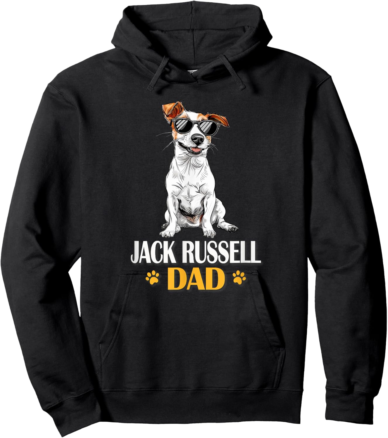 JRT Dog Lover Jack Russell Dad Hoodie - Hoodie | Black