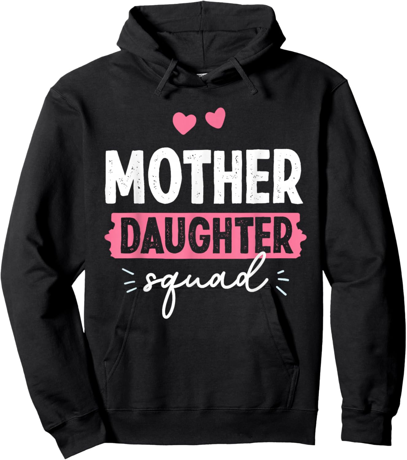 Mother Daughter Squad Mom Matching Mother Daughter Mommy Hoodie - Hoodie | Black