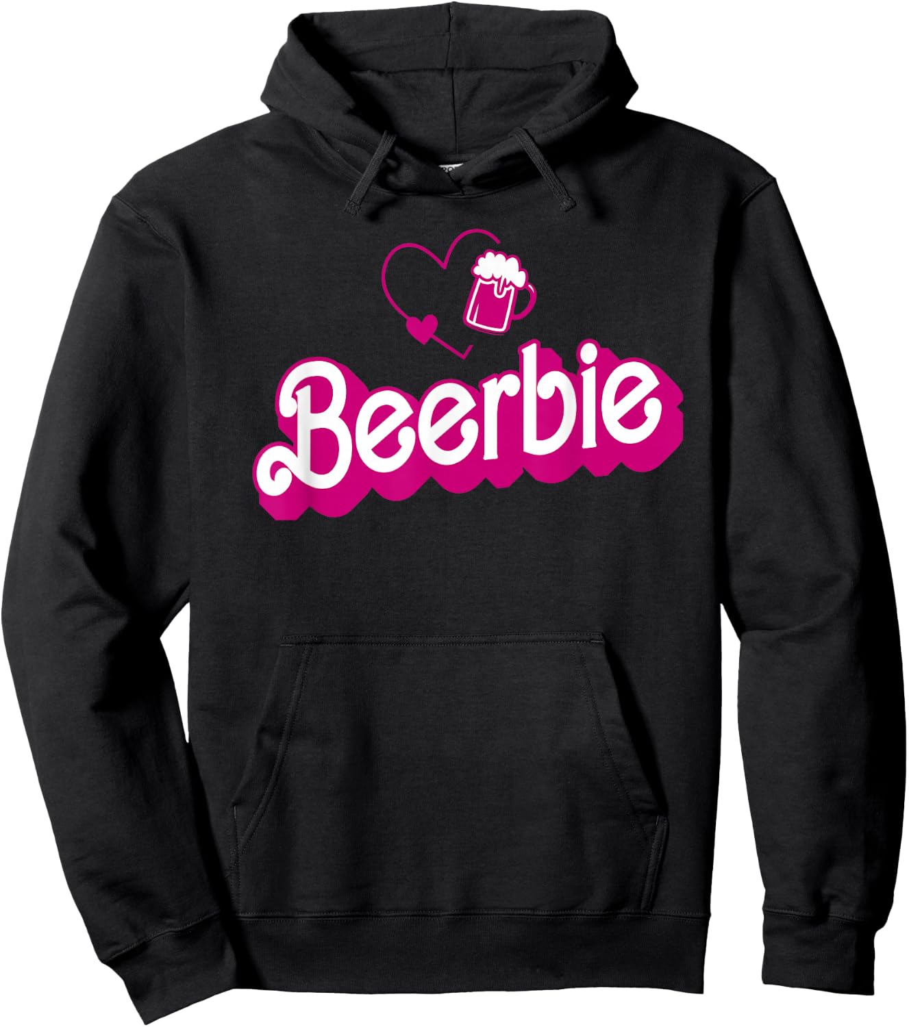 Retro Beer Pun Bar Pub Crawl Party Men Women Funny Beer Hoodie - Hoodie | Black