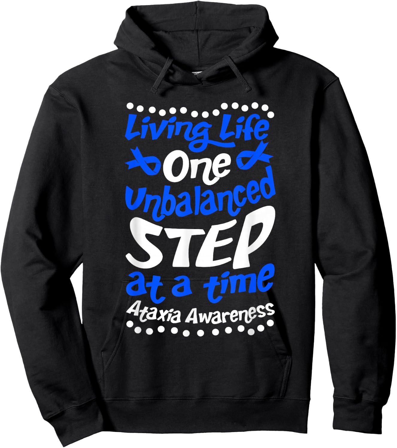 Ataxia Cerebellar Ataxia Hoodie - Hoodie | Black