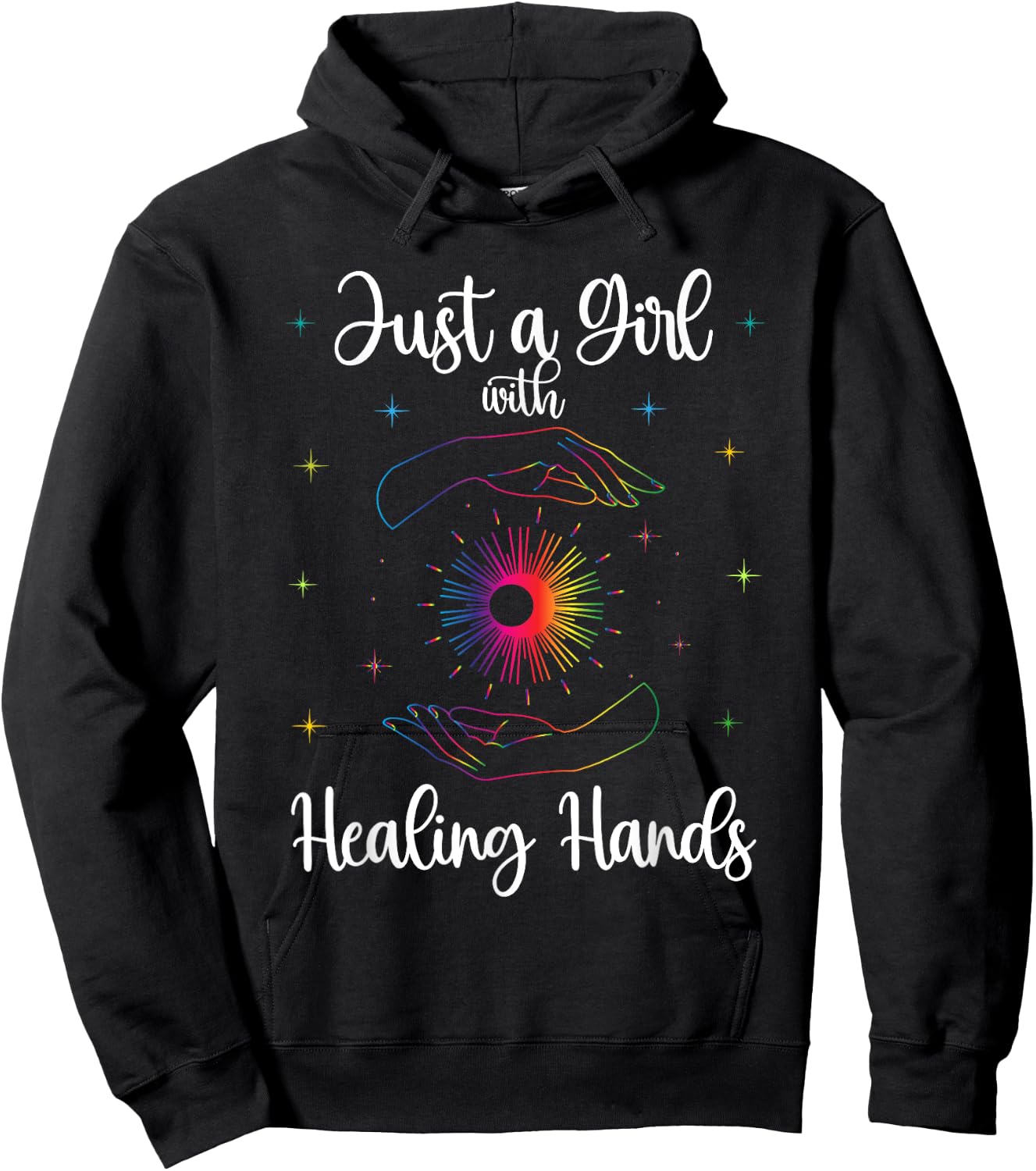 Massage Therapist Just a Girl with Healing Hands Hoodie - Hoodie | Black
