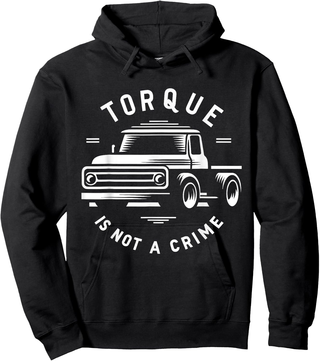 Square Body Truck Hoodie - Hoodie | Black