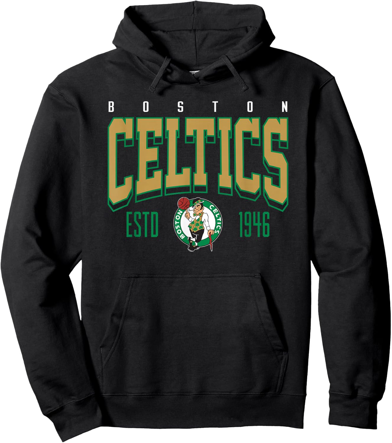 NBA Official Boston Celtics Battle Tested Hoodie - Hoodie | Black