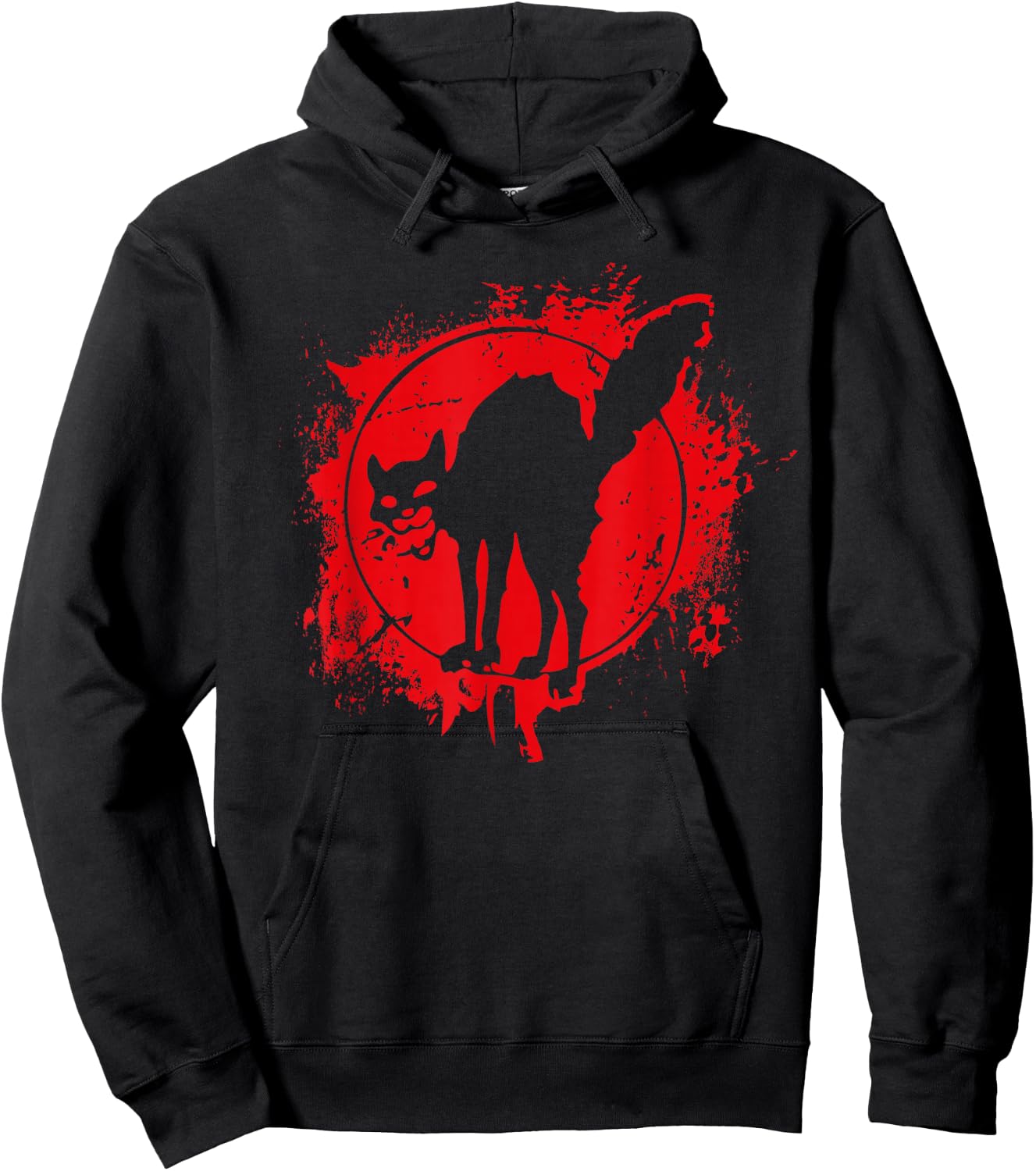 Black Cat Revolution mit Anarchie-Symbol Hoodie - Hoodie | Black