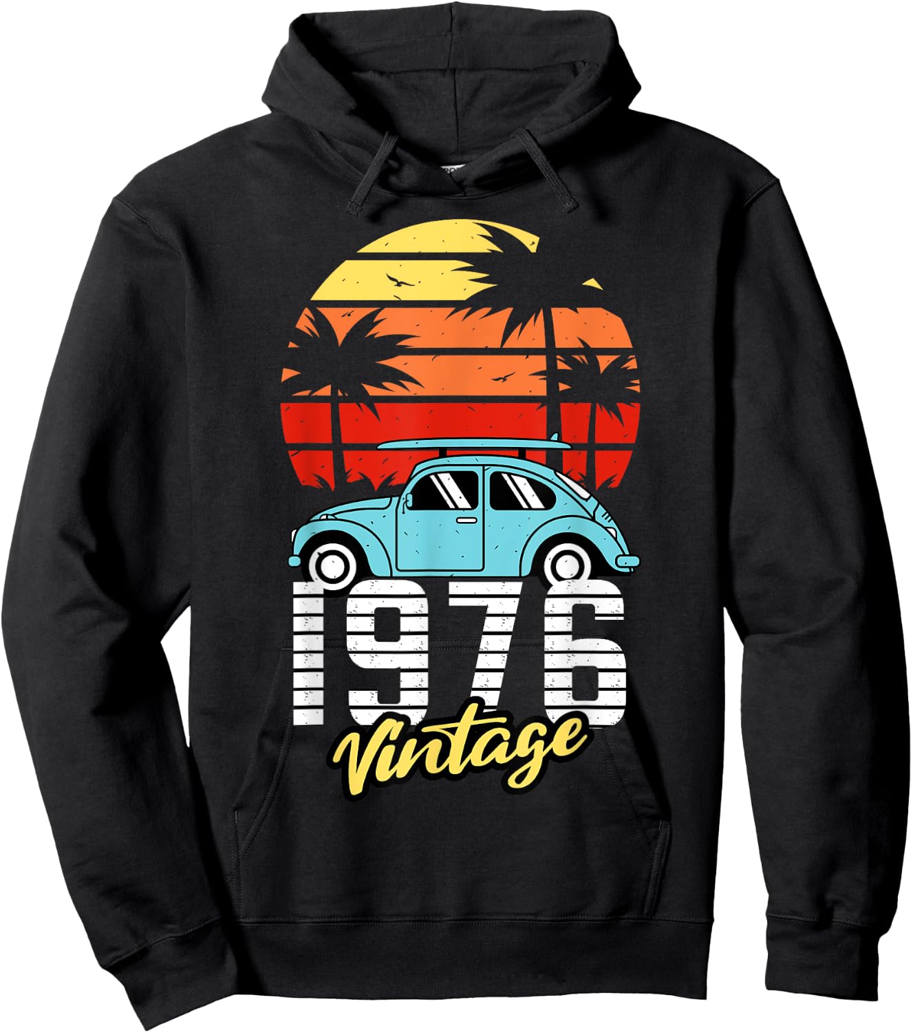 Jahrgang 1976, Vintage-Klassiker, Retro-Geschenke zum Geburtstag Hoodie - Hoodie | Black