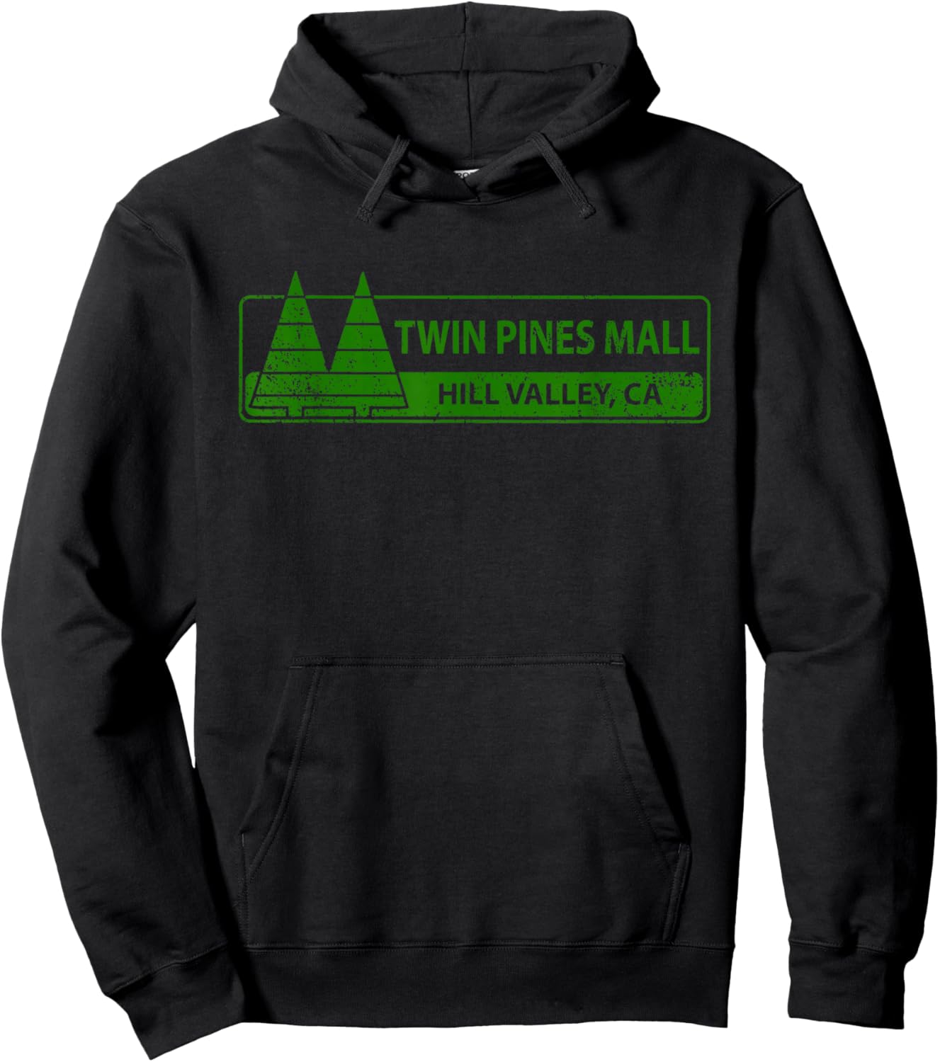Twin Pines 80er Jahre Future Mall Back Hill Valley Film Fan Lone Hoodie - Hoodie | Black