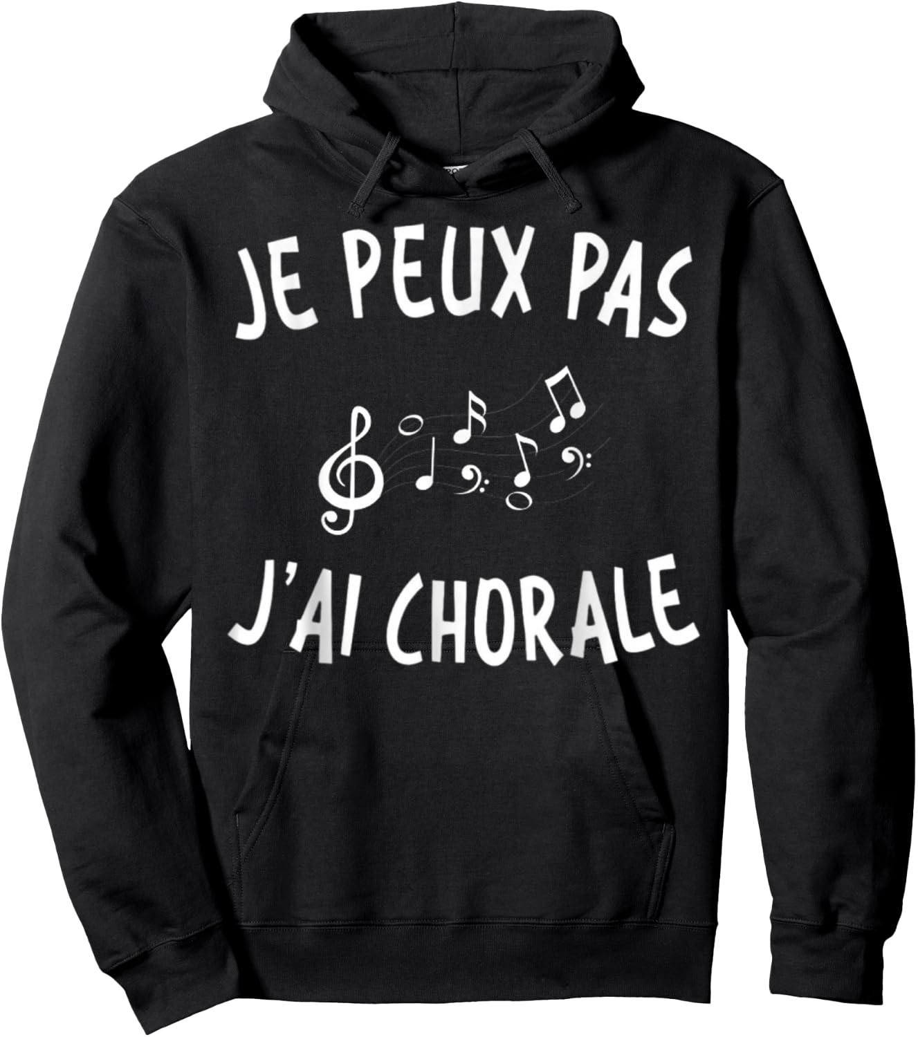 Je Peux Pas J'Ai Choir Gift Singer , Black, S Hoodie - Hoodie | Black