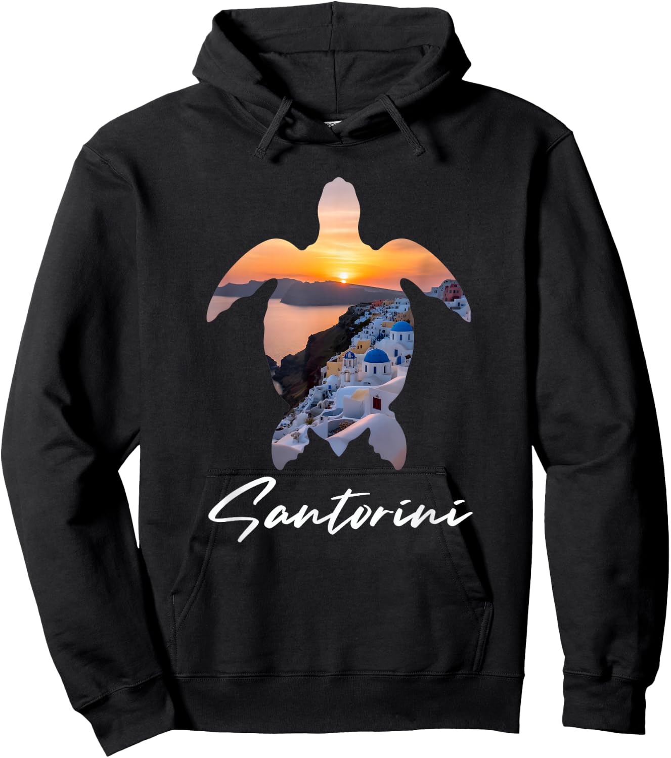 Santorin Grèce - Santorin Hoodie - Hoodie | Black
