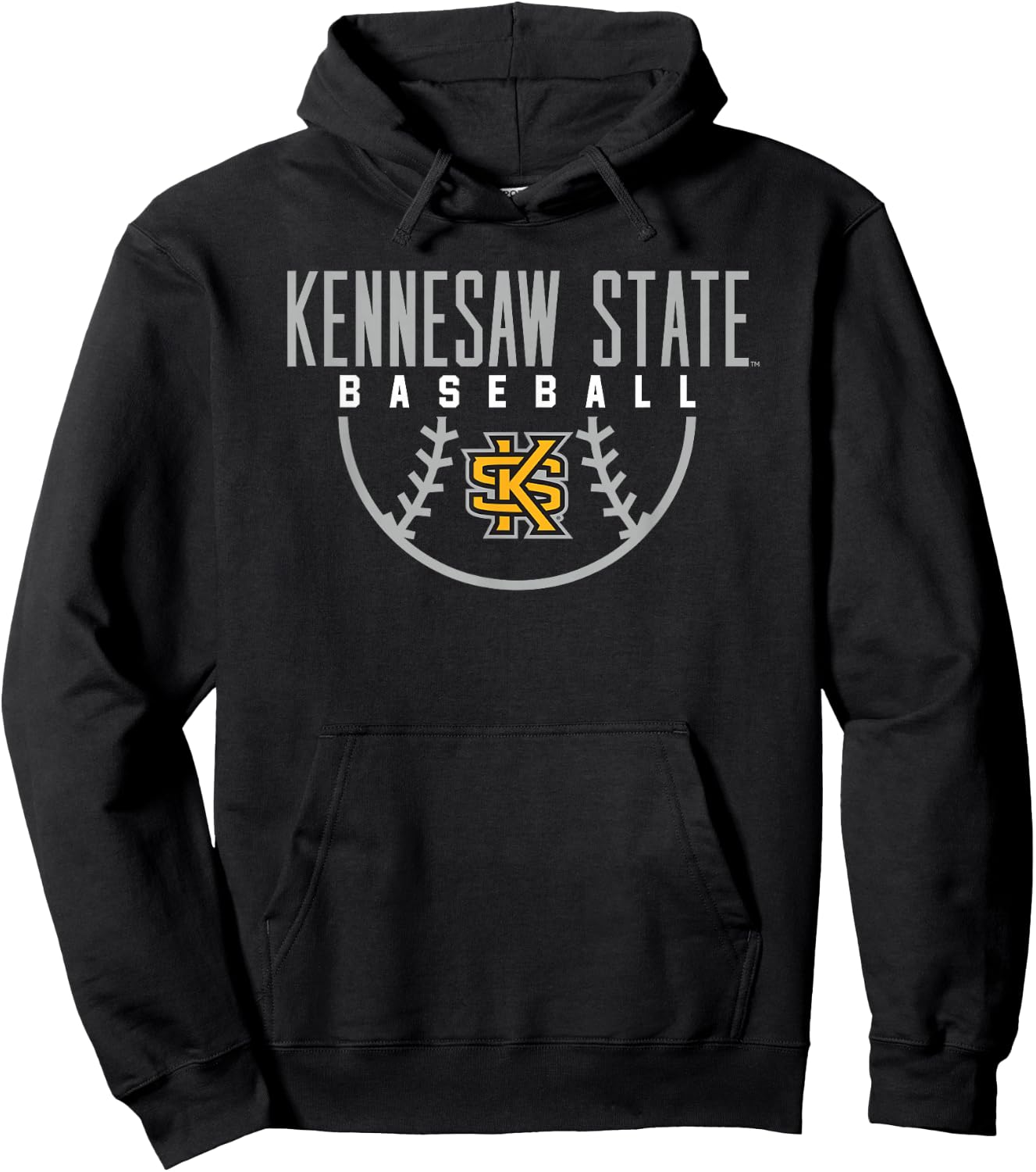 Kennesaw State University Owls Baseball Arch Hoodie - Hoodie | Black