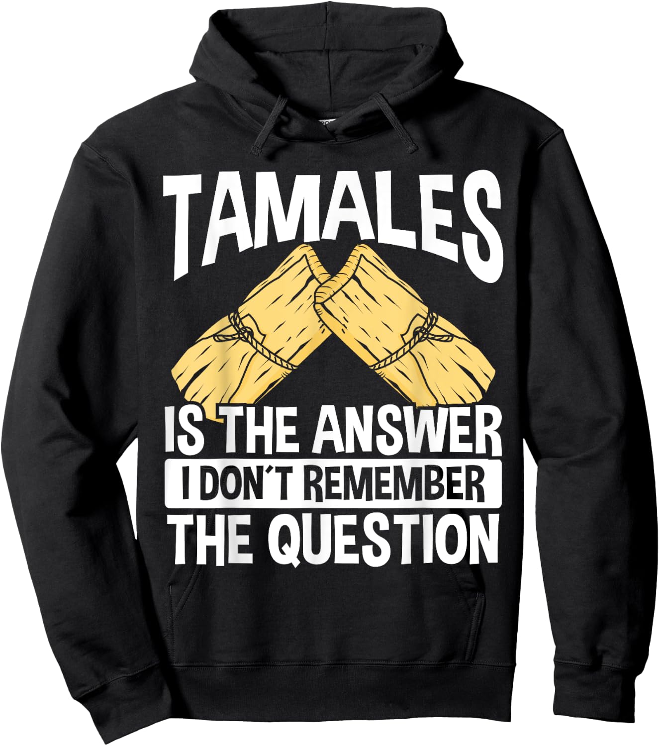 Mexican Tamales Making Mexico Food Chicken Tamale Husks Hoodie - Hoodie | Black