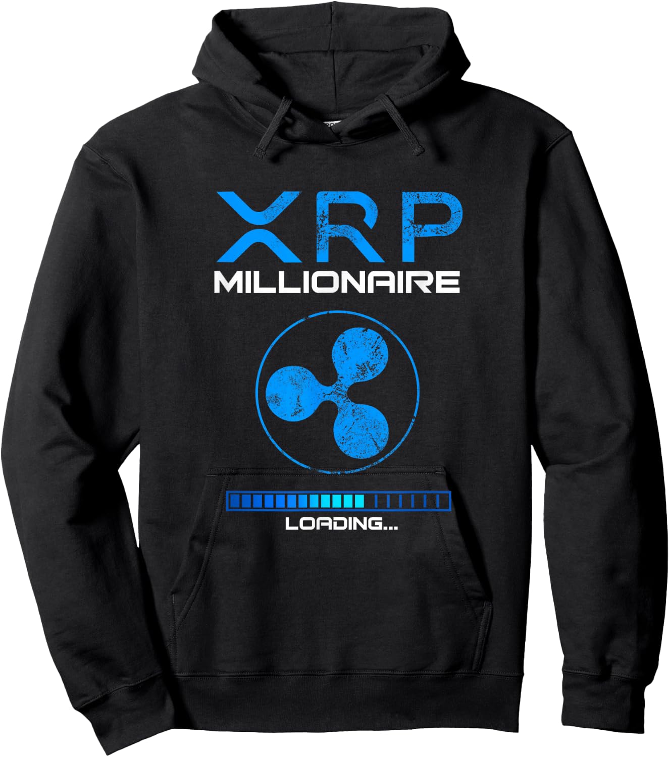 Loading Ripple Token by XRP Crypto MILLIONAIRE , Black, S Hoodie - Hoodie | Black