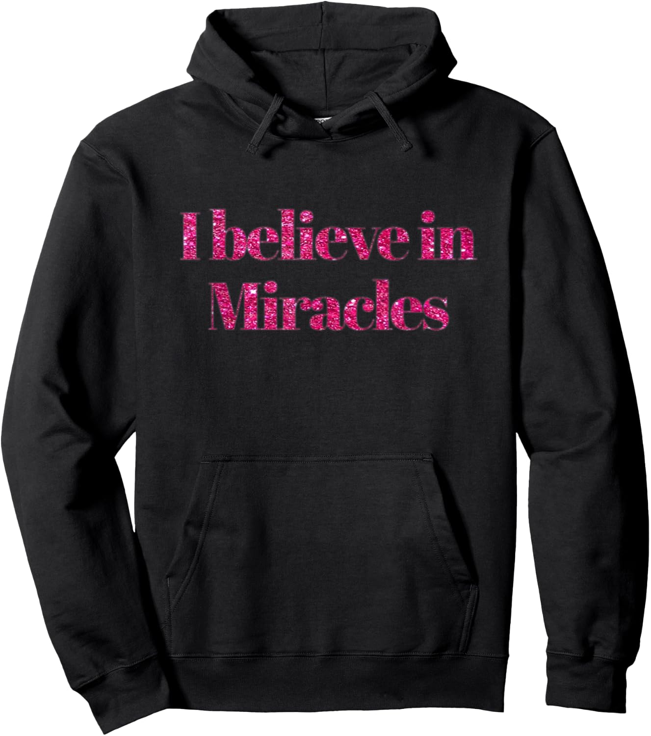 I Believe In Miracles Christian Faith Hoodie - Hoodie | Black