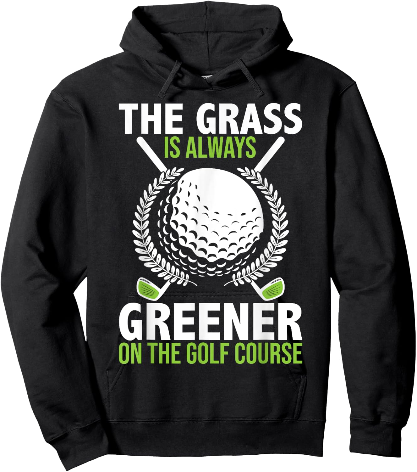 Funny Golfing Golf Player Golfer Hoodie - Hoodie | Black
