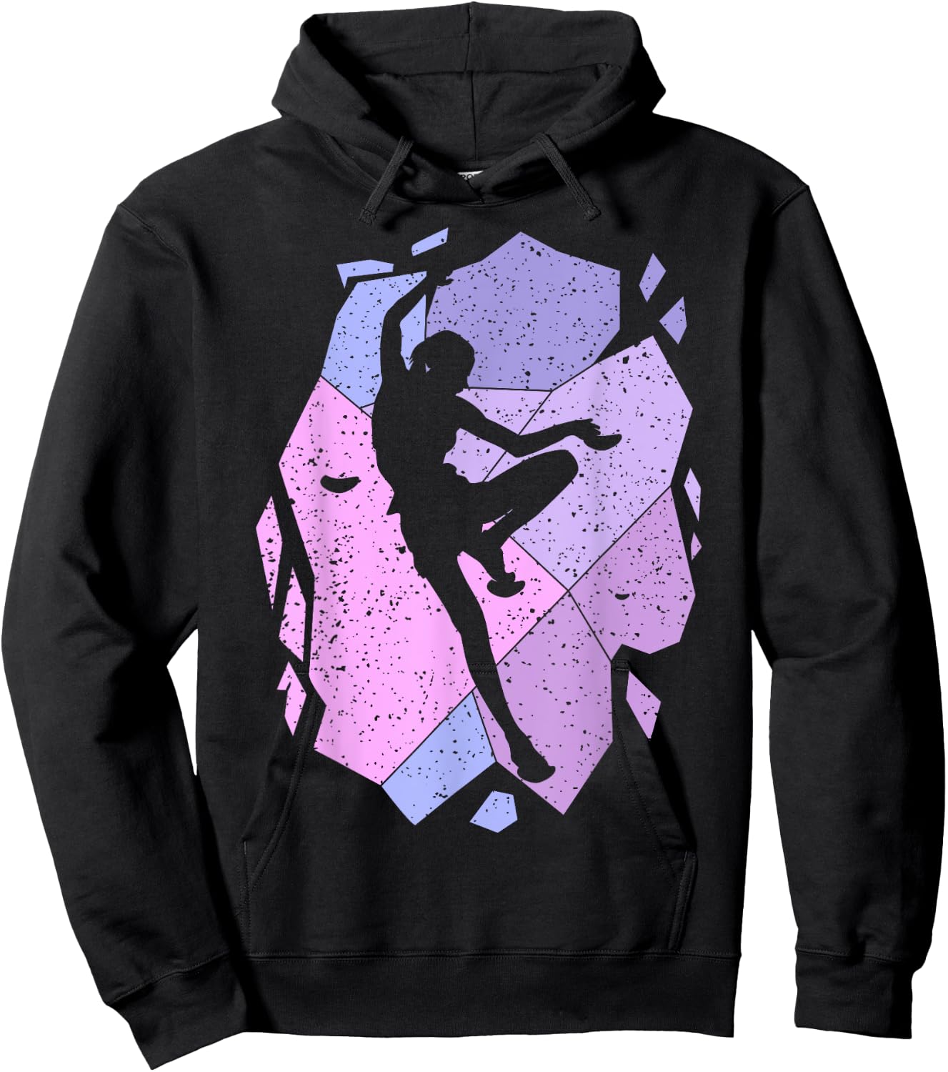 Climbing Climber Female Girl , Black, S Hoodie - Hoodie | Black