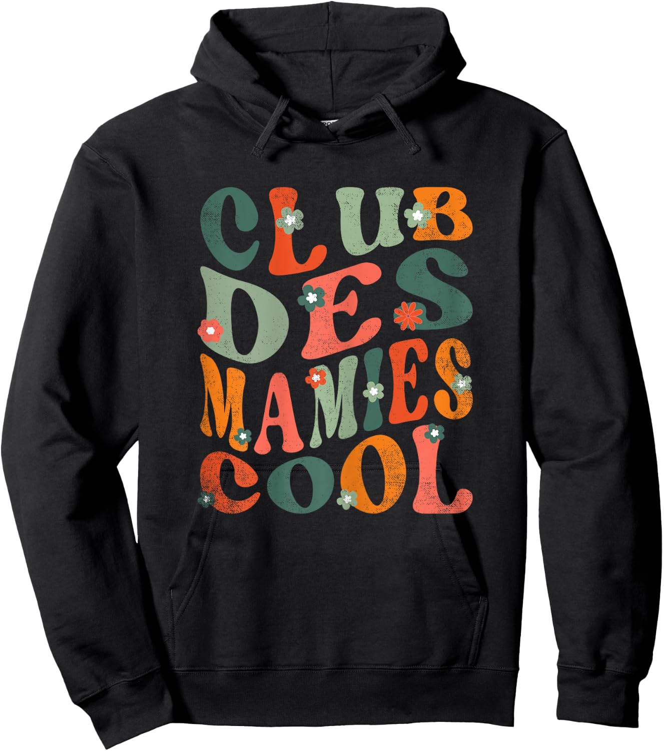 Grandma Day Granny Club Cool Quote Granny Hoodie - Hoodie | Black