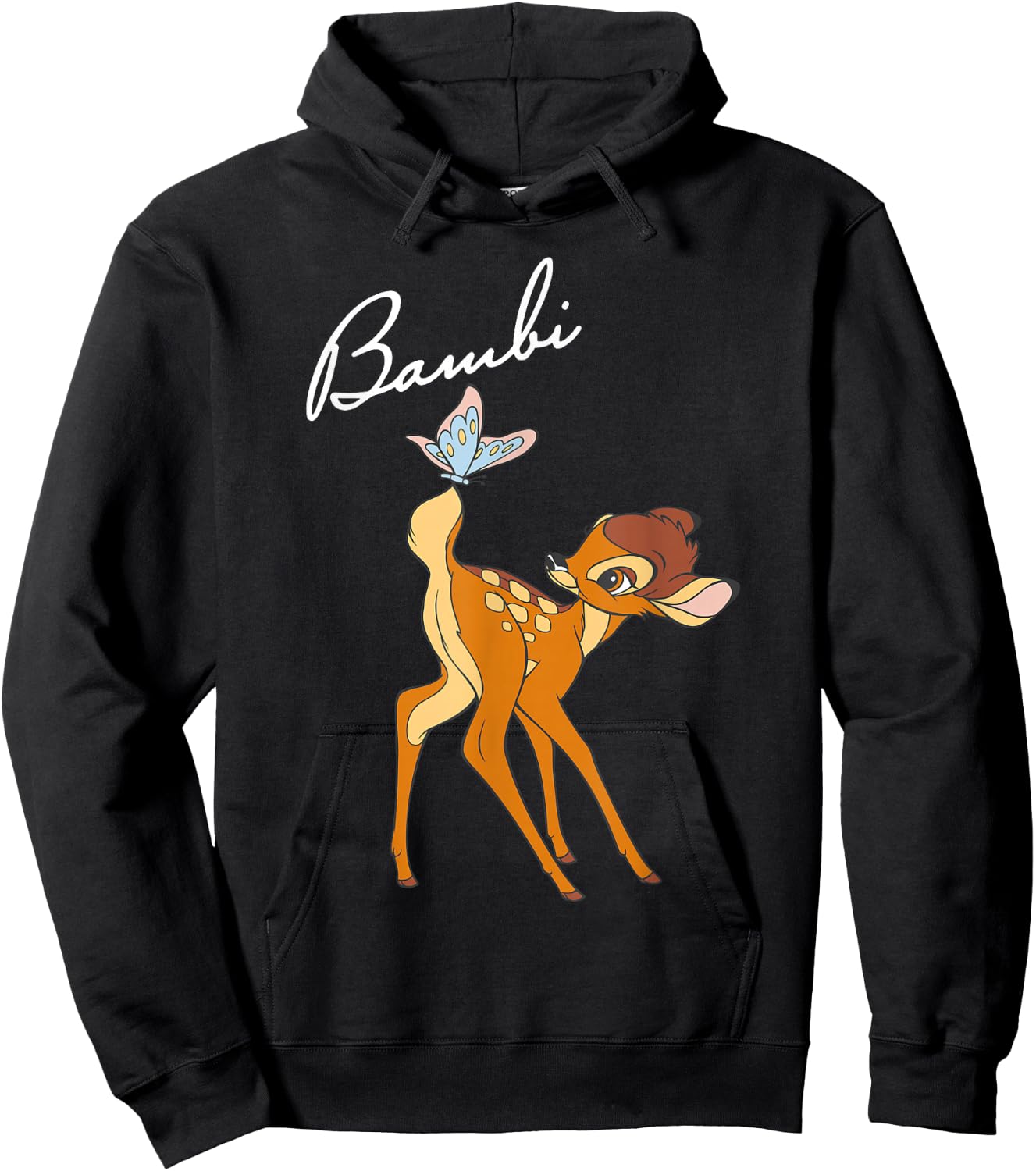 Bambi Butterfly Tail , black Hoodie - Hoodie | Black