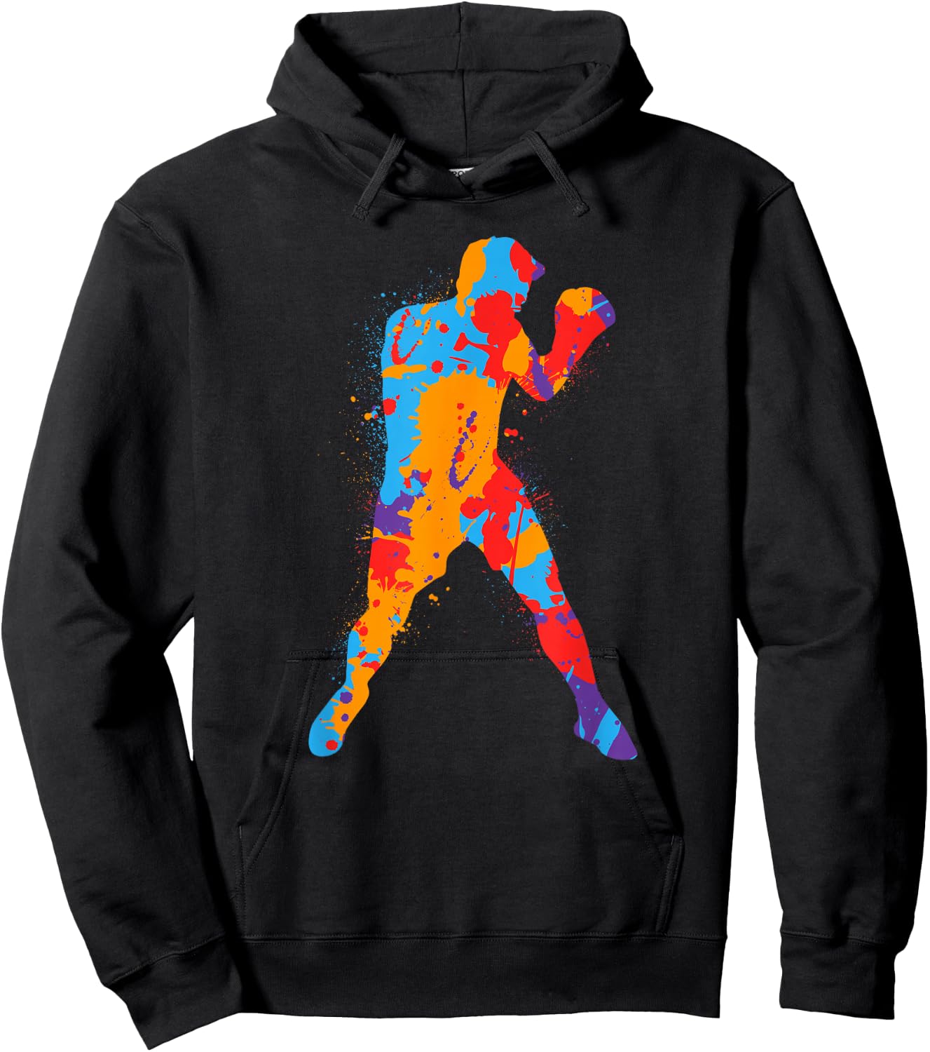 Boxing, colourful, boxing, men, boys, children, boxer , black Hoodie - Hoodie | Black