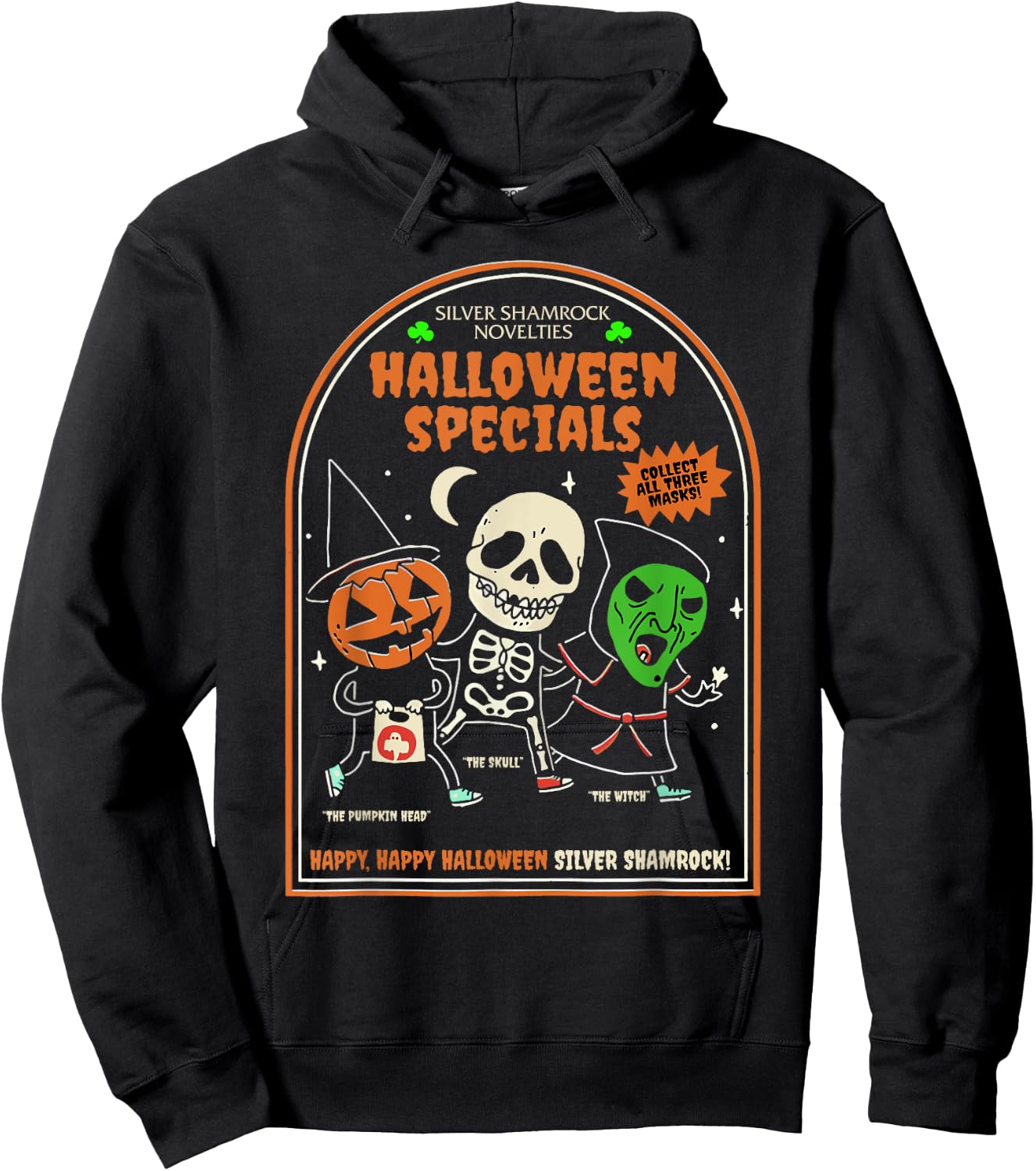 Silver Shamrock Novelties Halloween Specials Matching Family Hoodie - Hoodie | Black