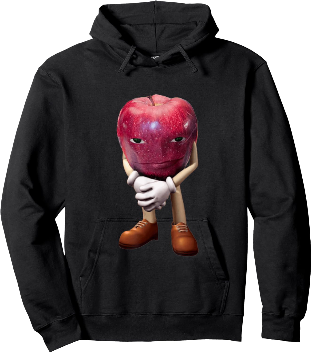 Rizz apple funny meme Hoodie - Hoodie | Black