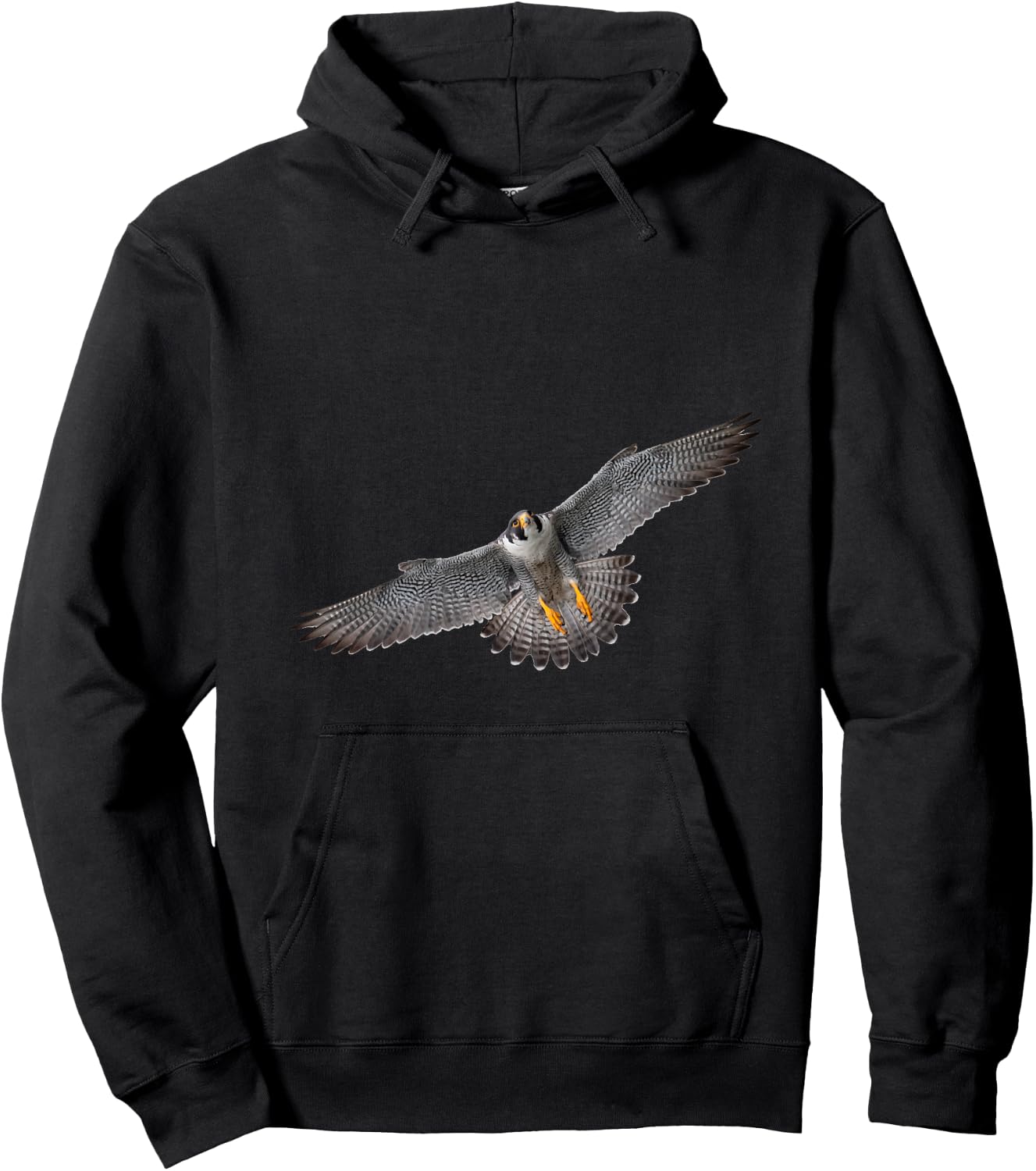 Faucon pèlerin en vol 1 Haut de Gamme Hoodie - Hoodie | Black