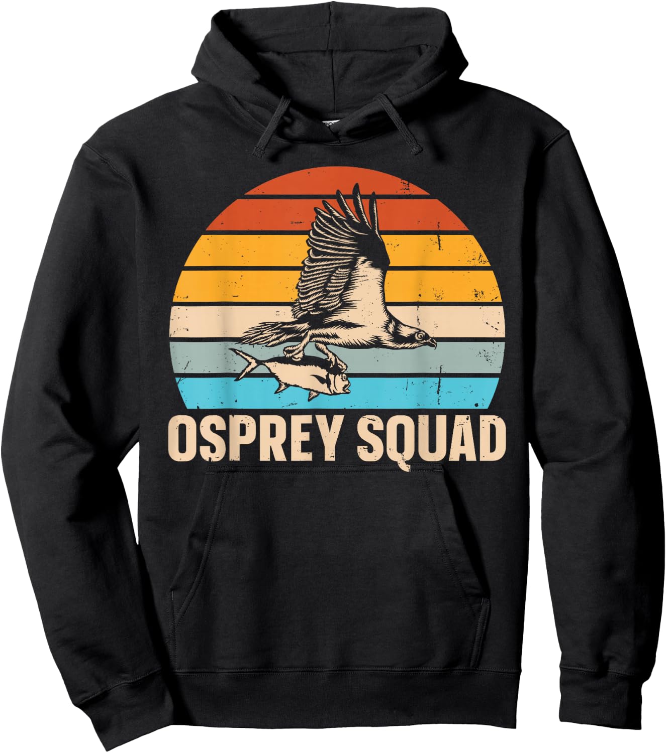 Osprey Squad Quote for a Osprey Bird Lover Hoodie - Hoodie | Black
