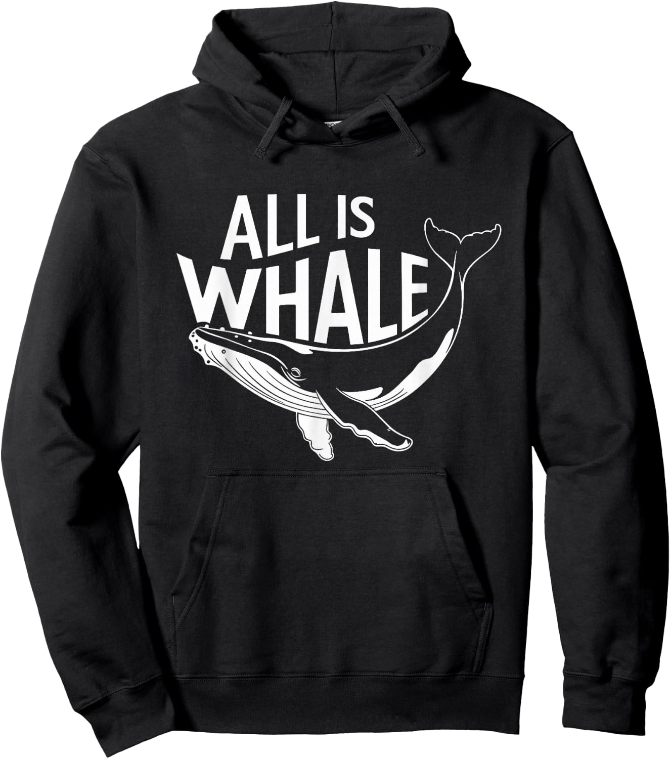 All Is Whale Hoodie - Hoodie | Black