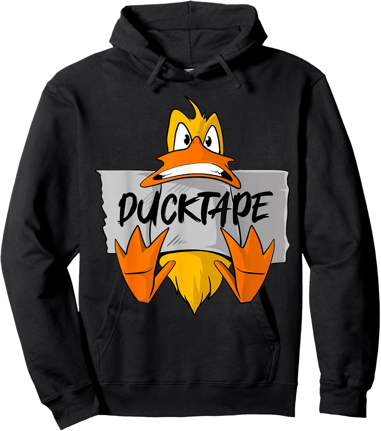 Funny Duck Tape Hoodie - Hoodie | Black