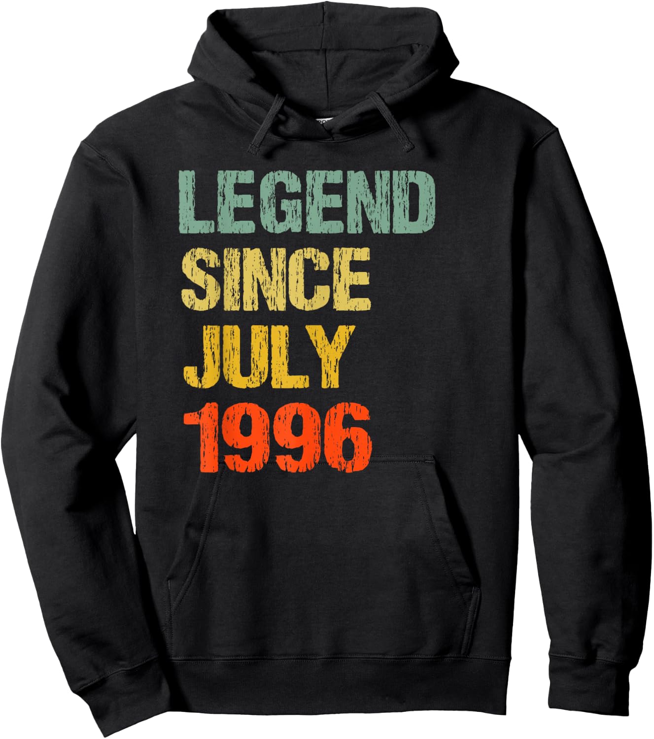 27 Jahre alt 27. Geburtstag Geschenke Legende seit Juli 1996 Hoodie - Hoodie | Black