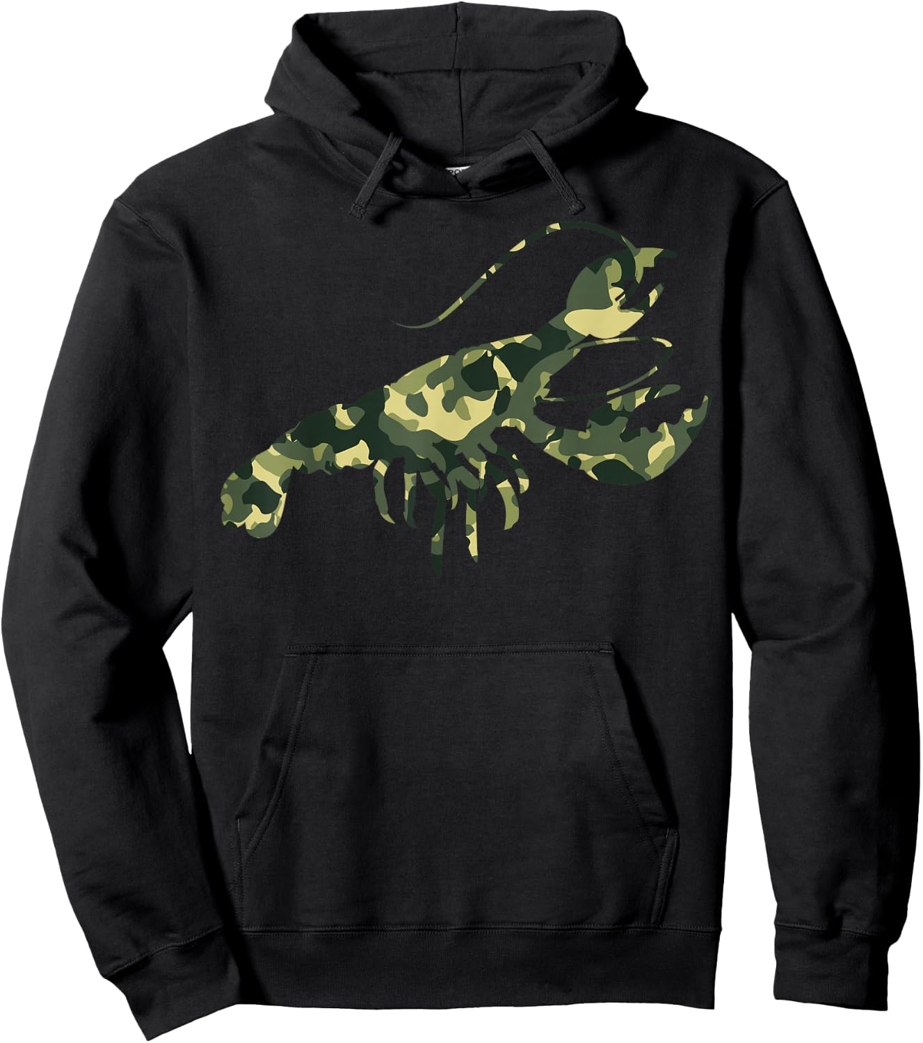 Crawfish Lover Men Women Gifts - Funny Camouflage Crawfish Hoodie - Hoodie | Black