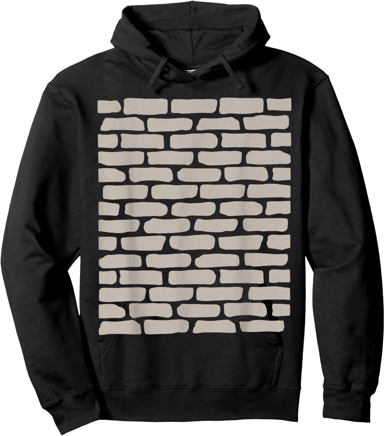 Brick Wall Hoodie - Hoodie | Black