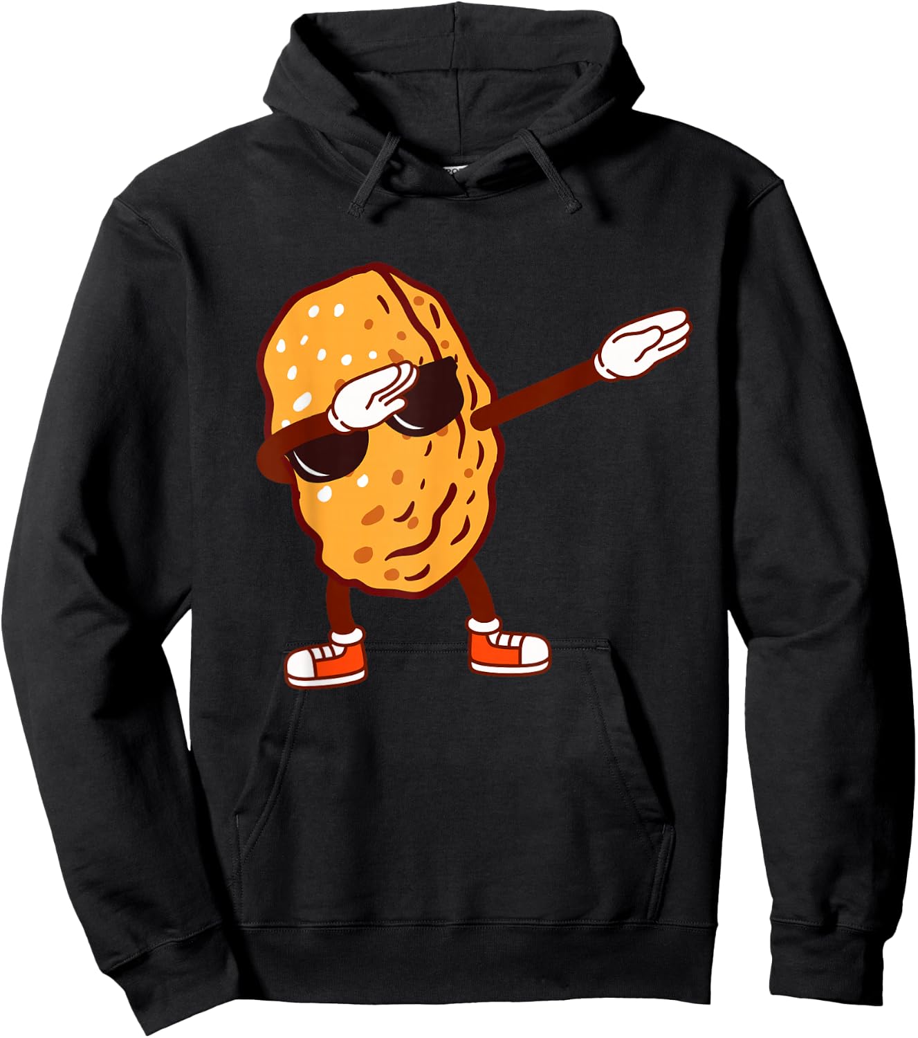 Best Dabbing Chicken Nuggets Design For Kids Food Lover Hoodie - Hoodie | Black
