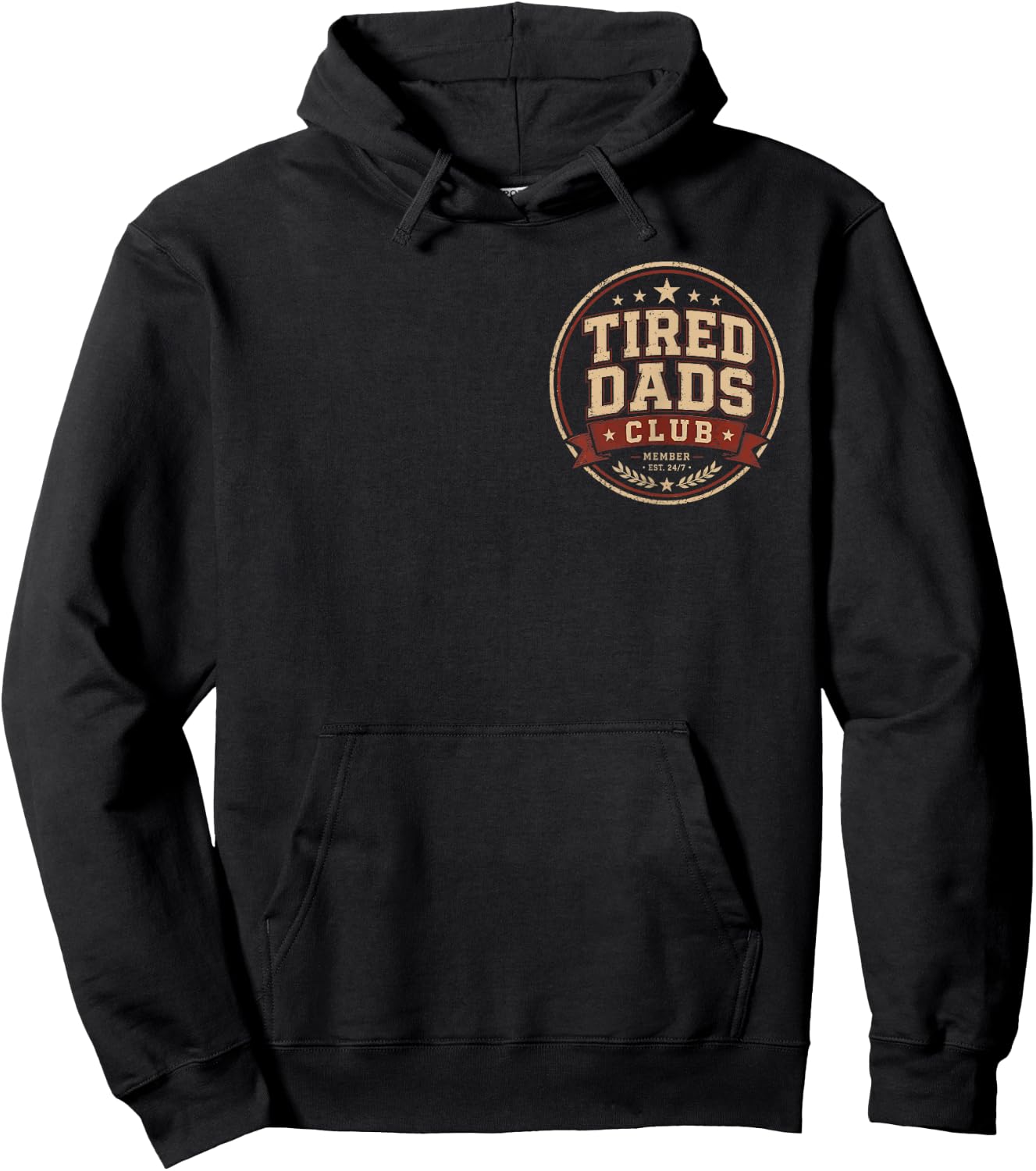 Tired Dads Club Playmat Car Race Track Dad Father's Day Hoodie - Hoodie | Black