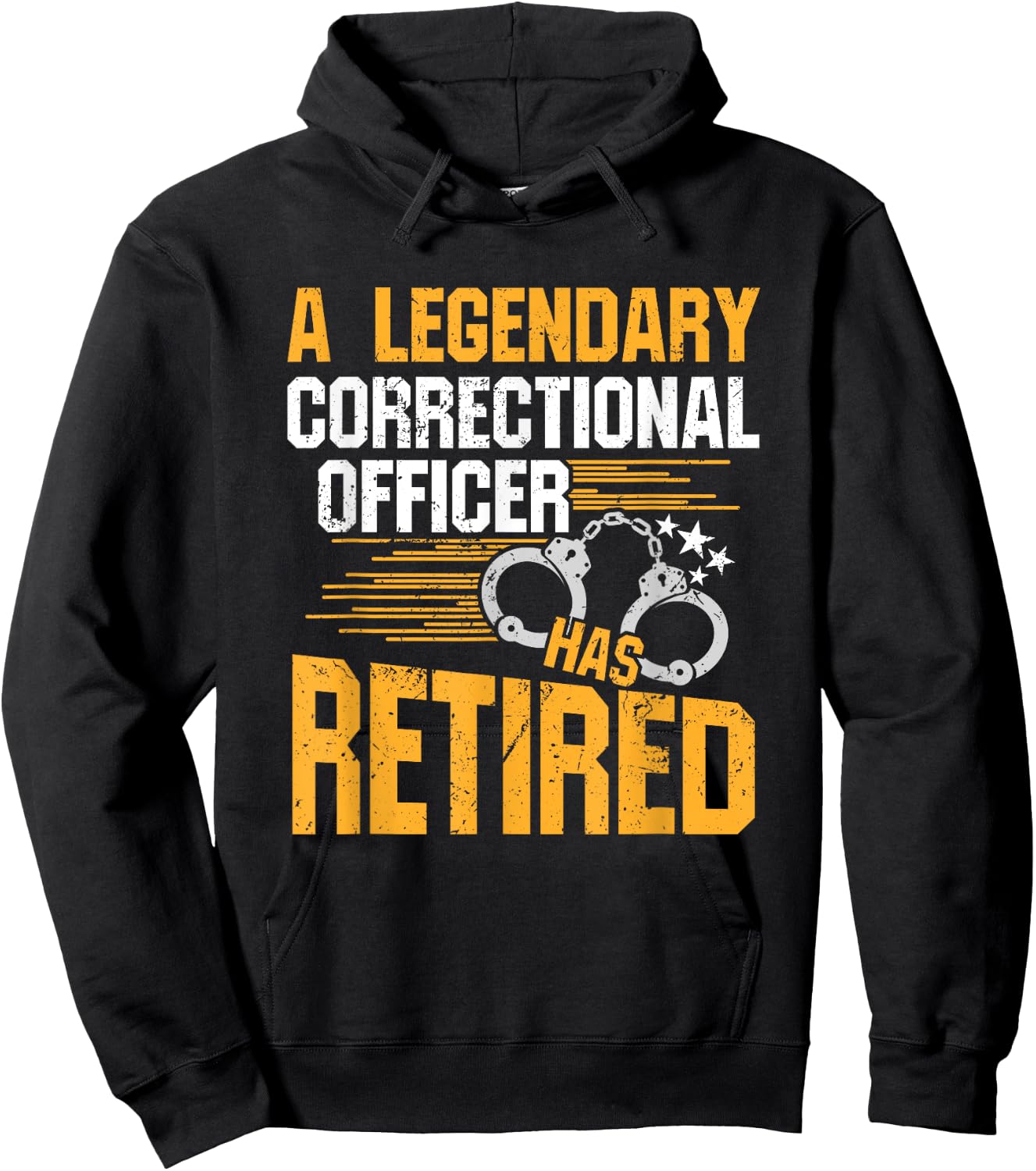 Retired Correctional Officer Retirement Party Gift Shirt Hoodie - Hoodie | Black