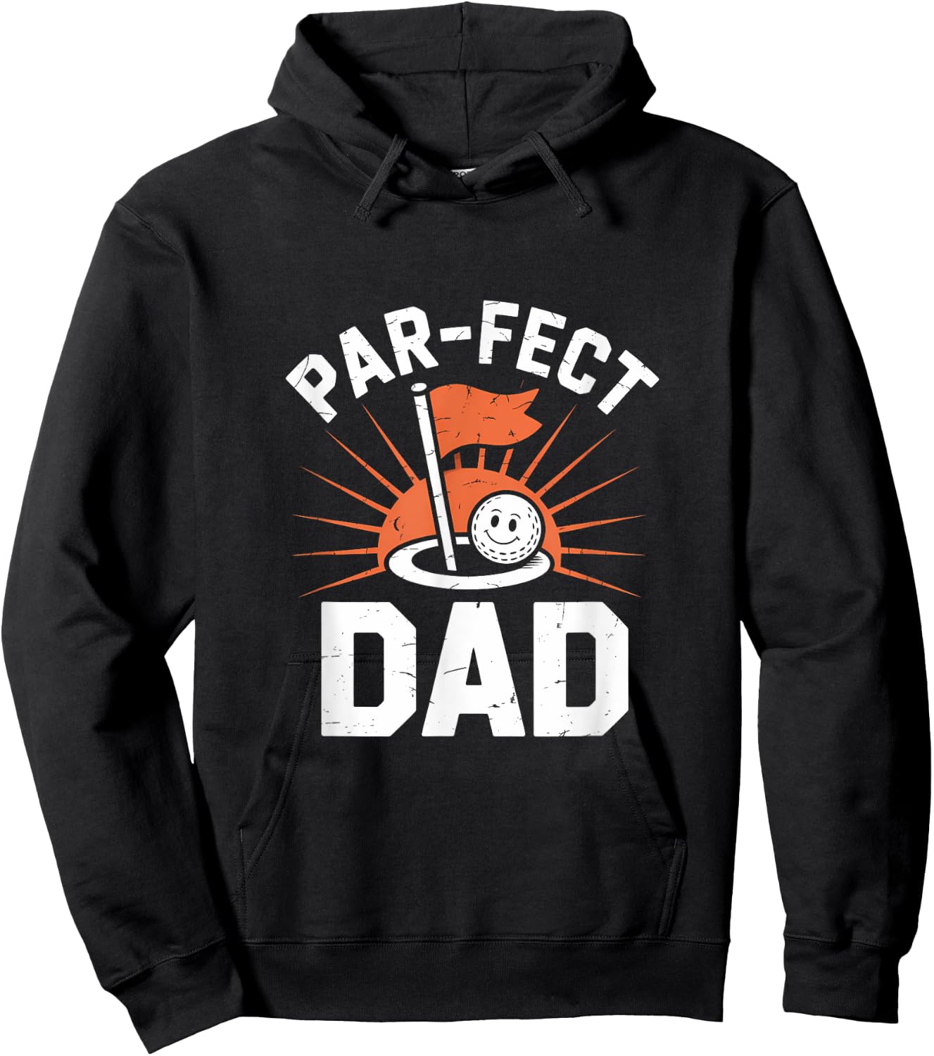 Par-fect Dad Funny Design Celebration Apparel Dad Father's d Hoodie - Hoodie | Black