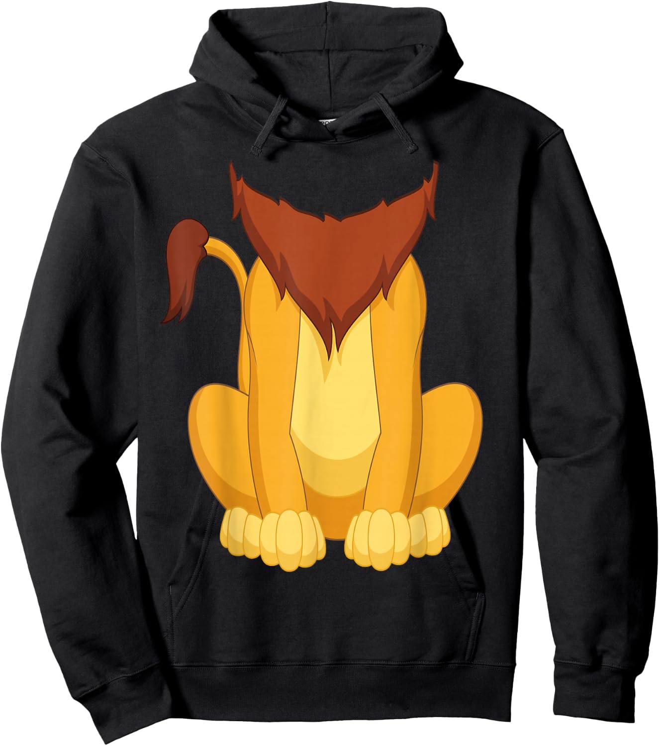 Lion Shirt Adult Men Women Children Lion Costume Hoodie - Hoodie | Black