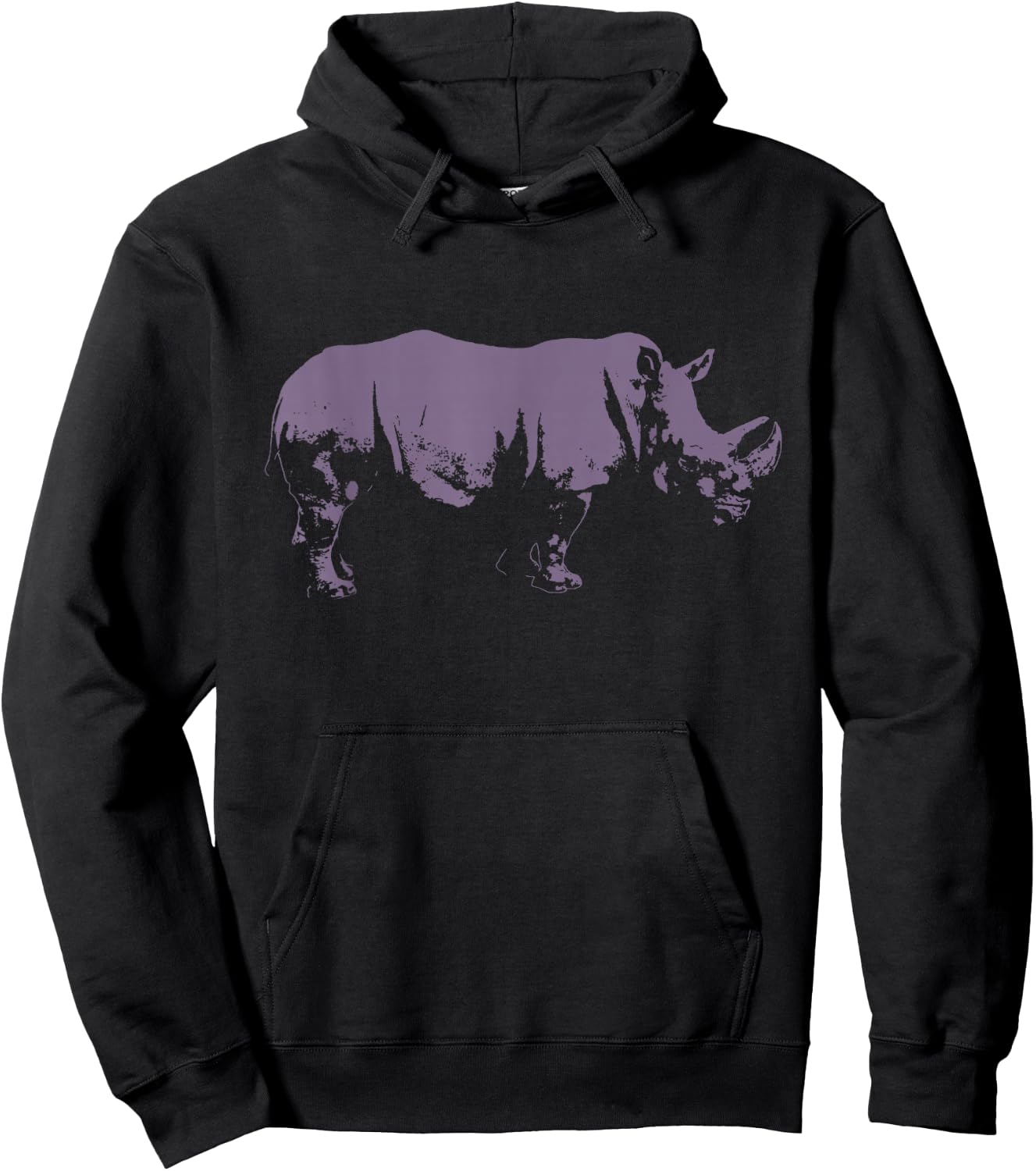 Rhino Rhinoceros Hoodie - Hoodie | Black