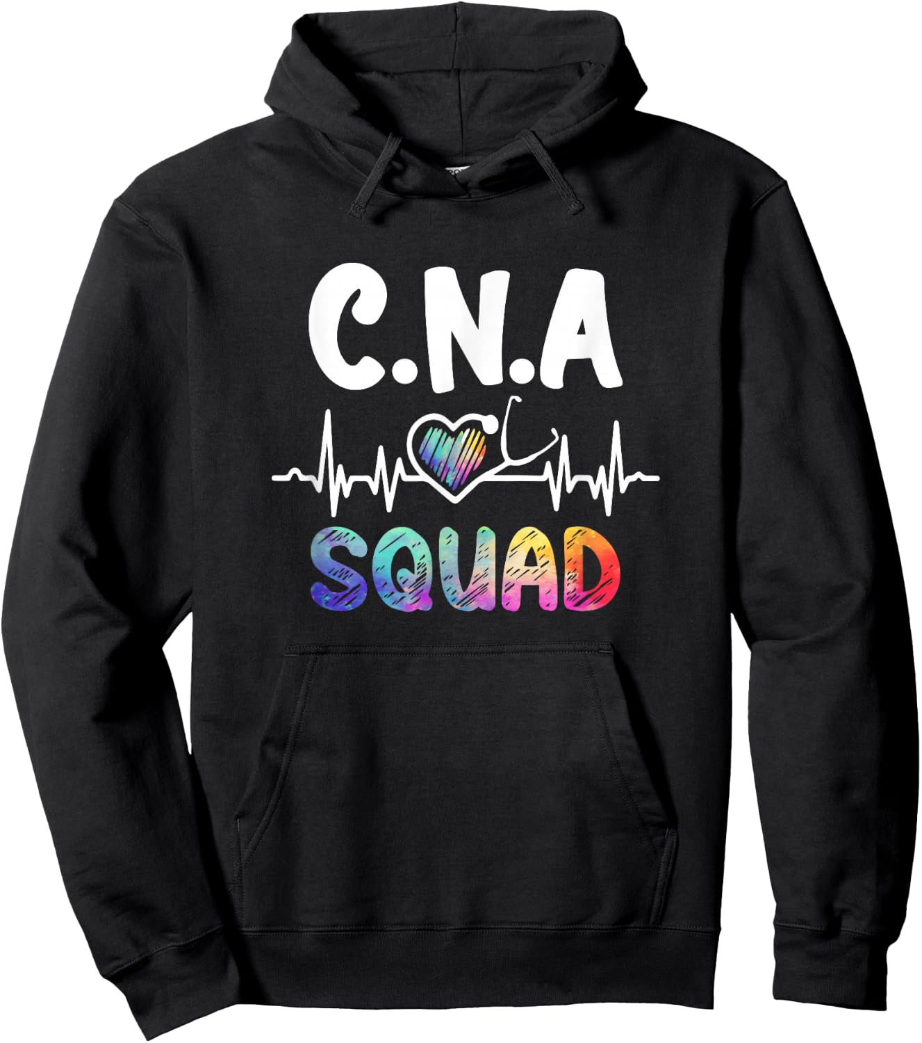 C.N.A Squad Certified Nursing Assistant Nurse Practitioner Hoodie - Hoodie | Black