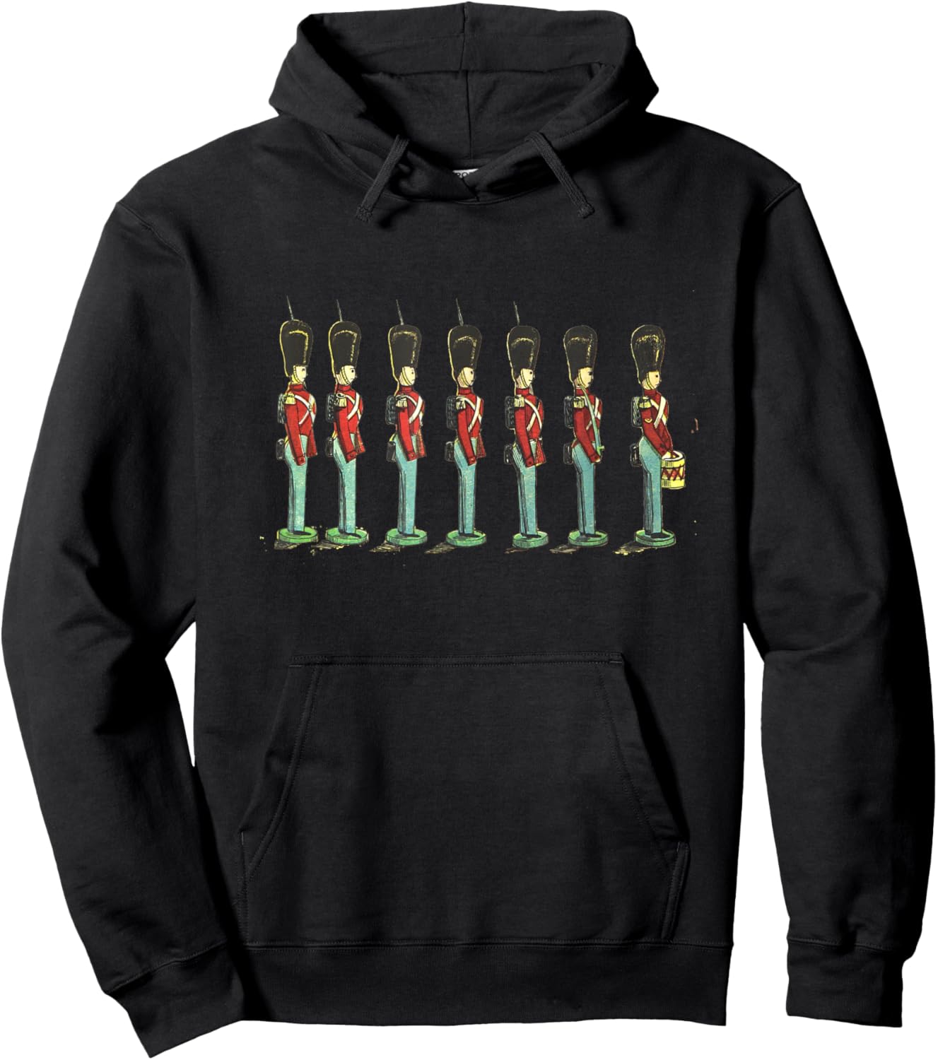 Toy Tin Soldiers Nutcracker Marching Vintage Hoodie - Hoodie | Black