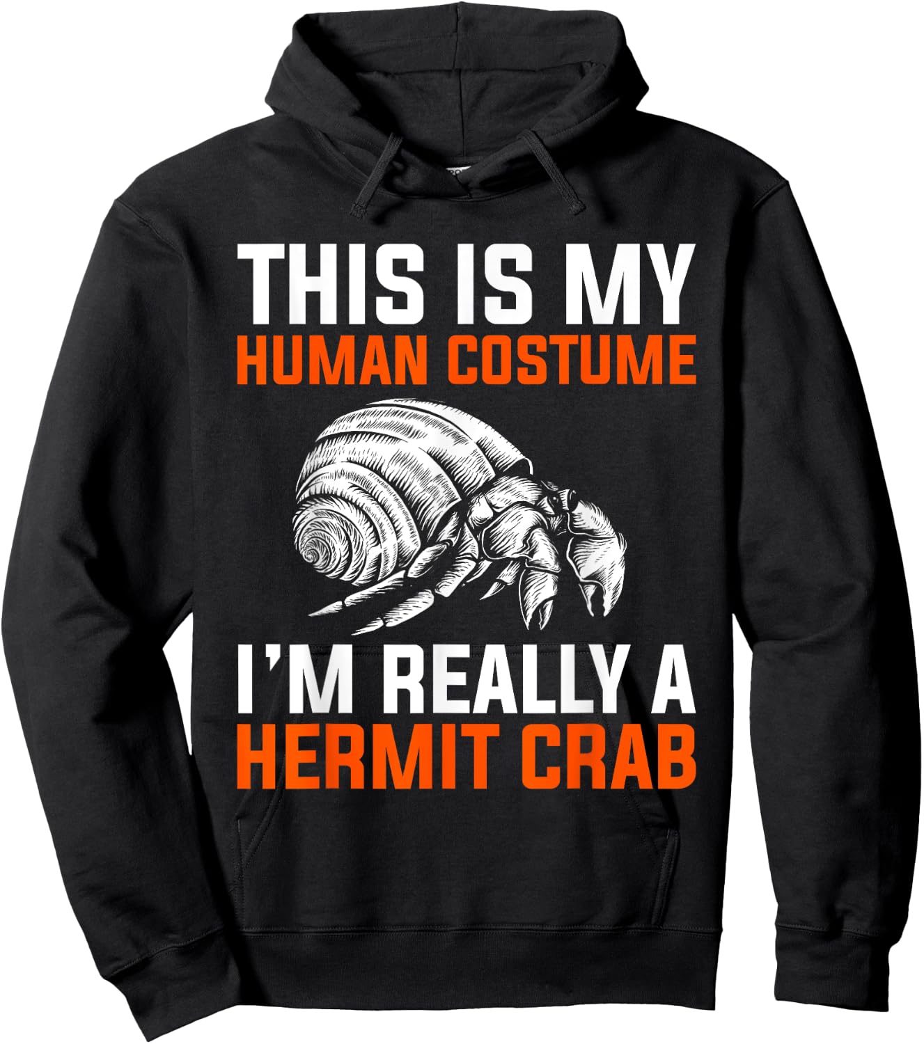 Hermit Crab Gift Crab Hoodie - Hoodie | Black