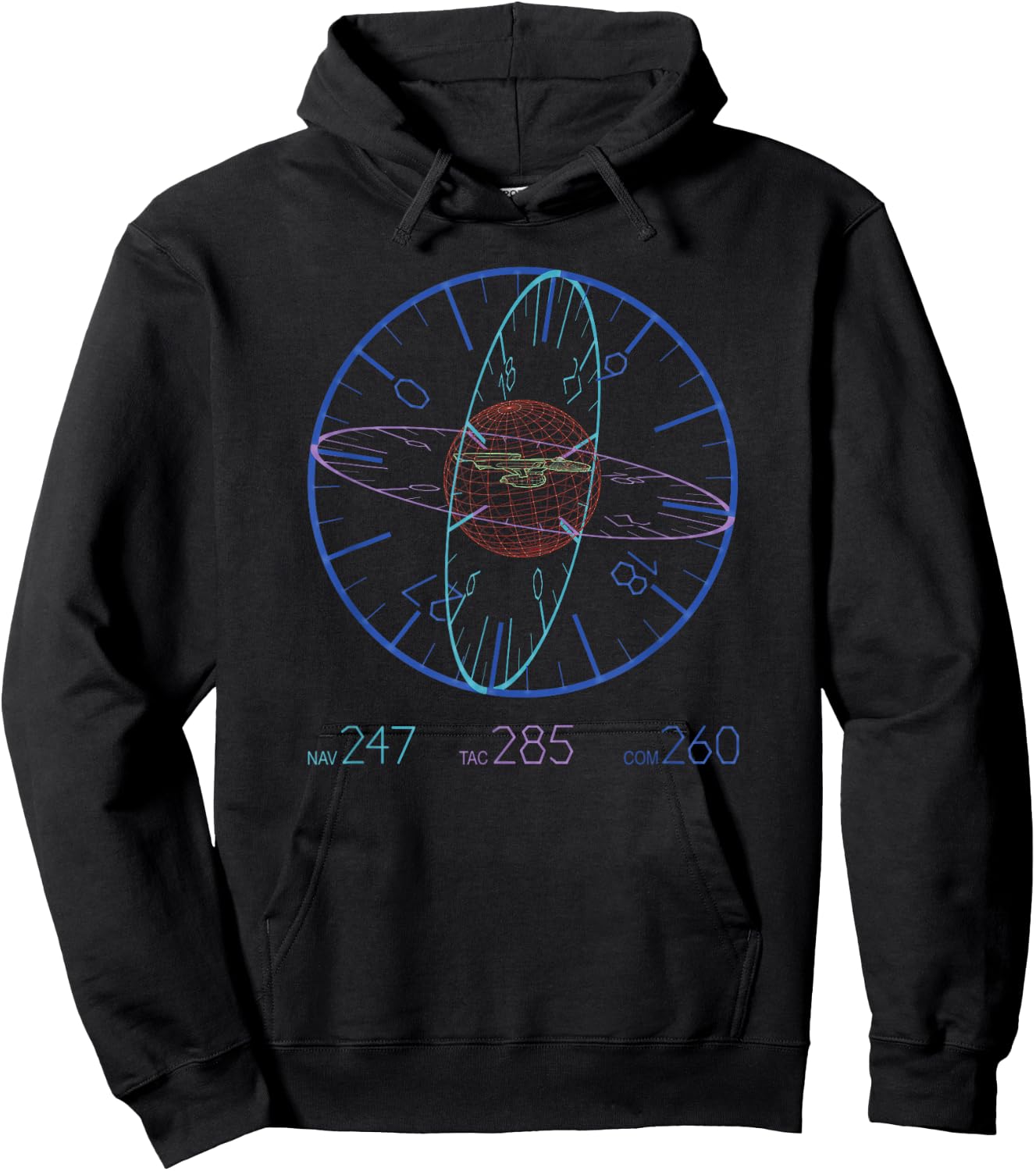 Star Trek Navigation Controls Hoodie - Hoodie | Black