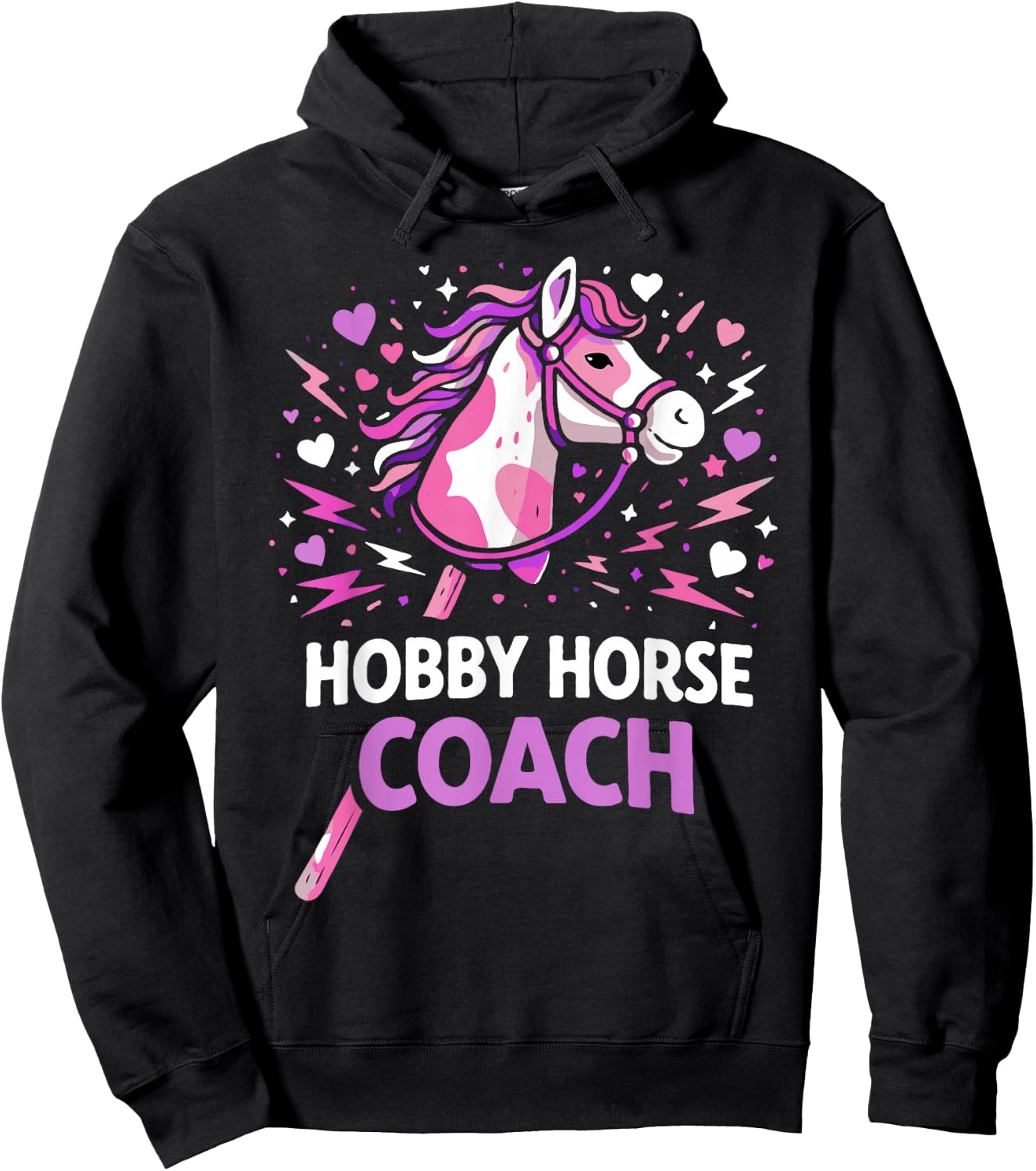 Hobby Horsing Steckenpferd Pferde Trainer Trainerin Coach Hoodie - Hoodie | Black
