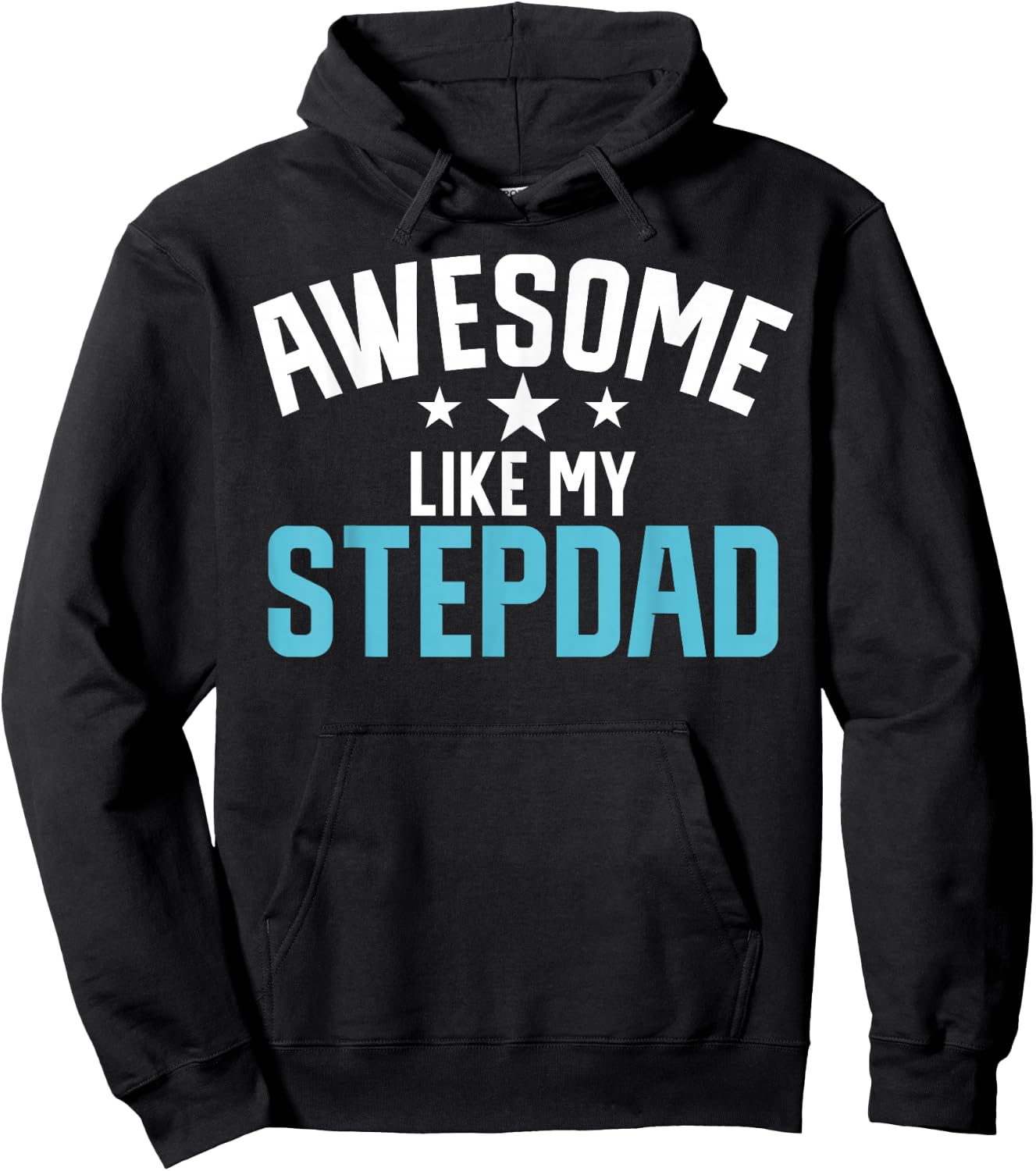 Awesome like my Stepdad Stepdaughter Hoodie - Hoodie | Black