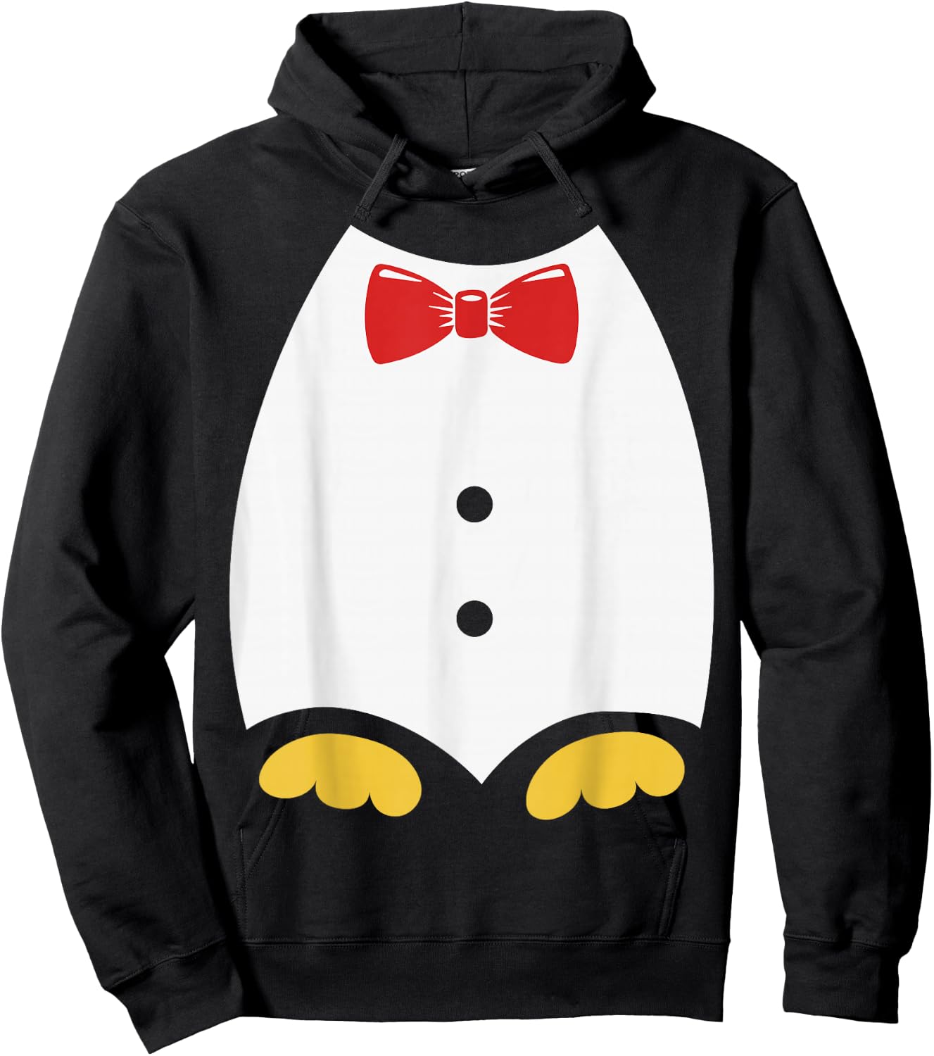 Penguin Costume For Kids Tuxedo Halloween Costume Hoodie - Hoodie | Black