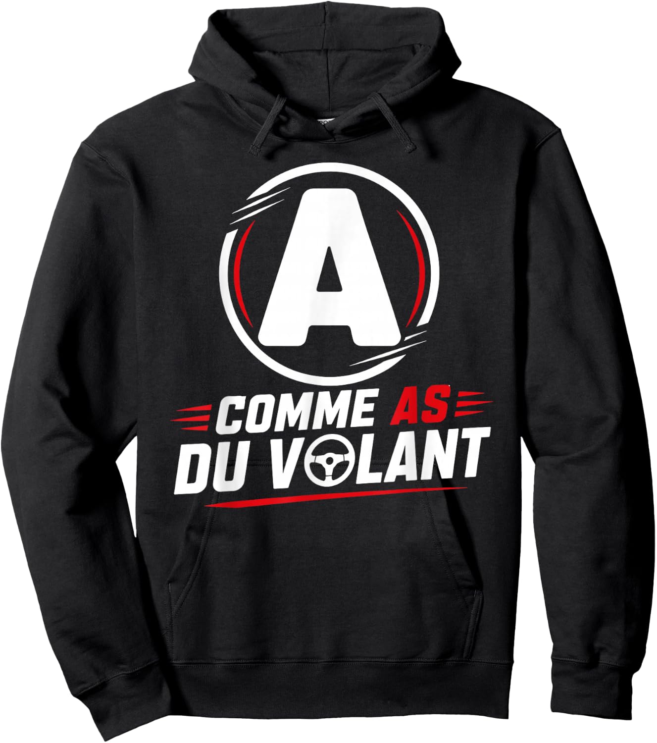 Jeune permis as du Volant Humour permis de Conduire Hoodie - Hoodie | Black