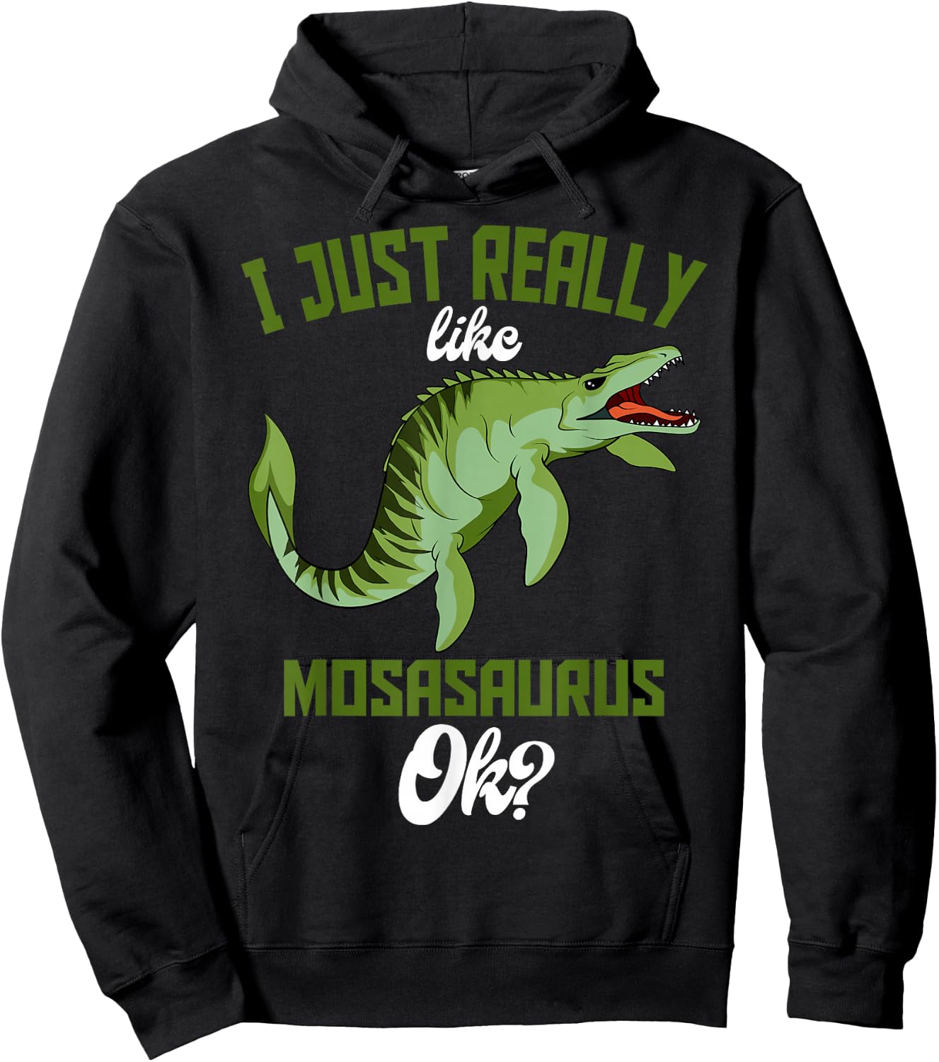 Mosasaurus Prehistoric Aquatic Dinosaur Paleontologist Hoodie - Hoodie | Black
