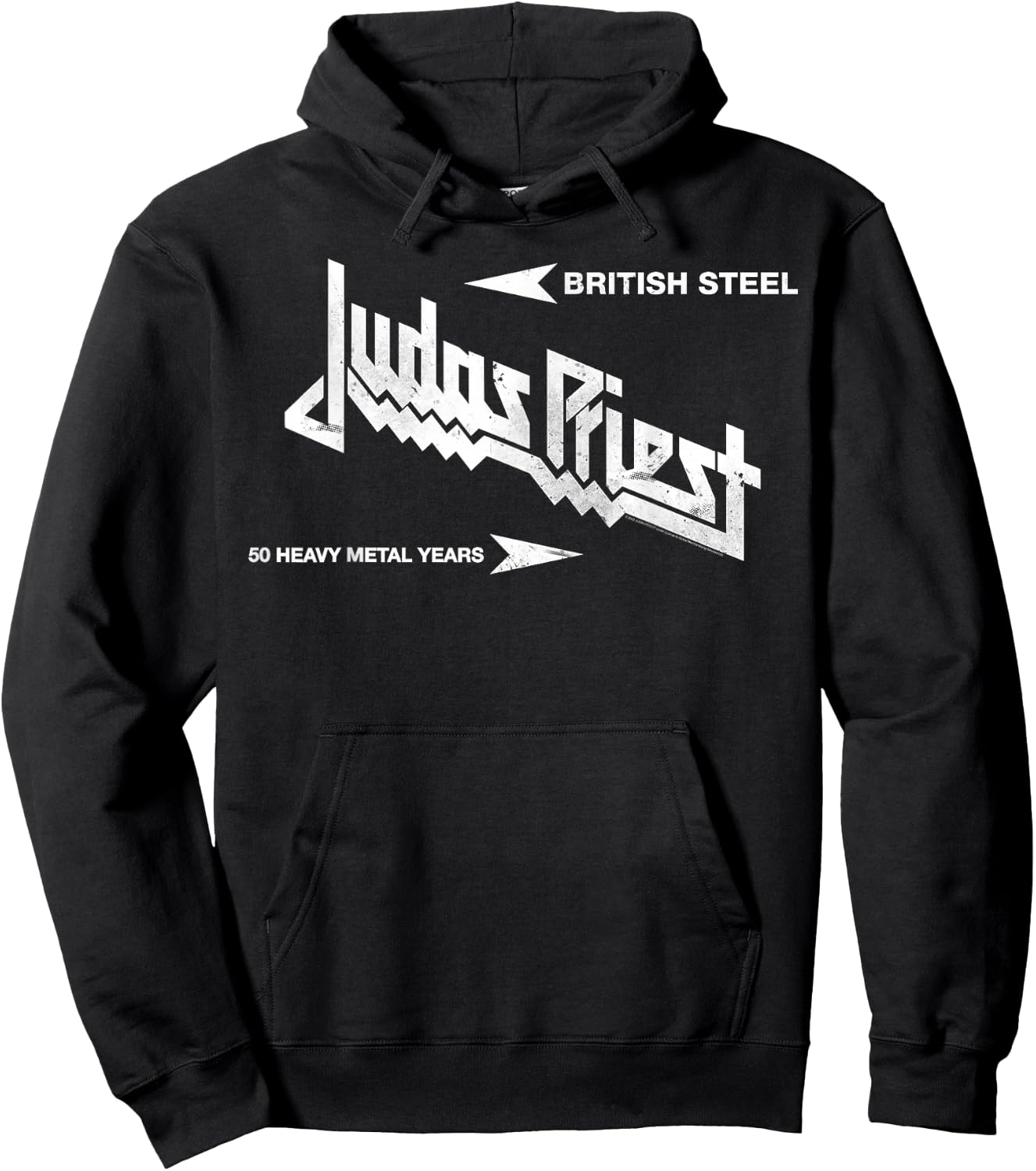 Judas Priest British Steel Olive , Green, s Hoodie - Hoodie | Black