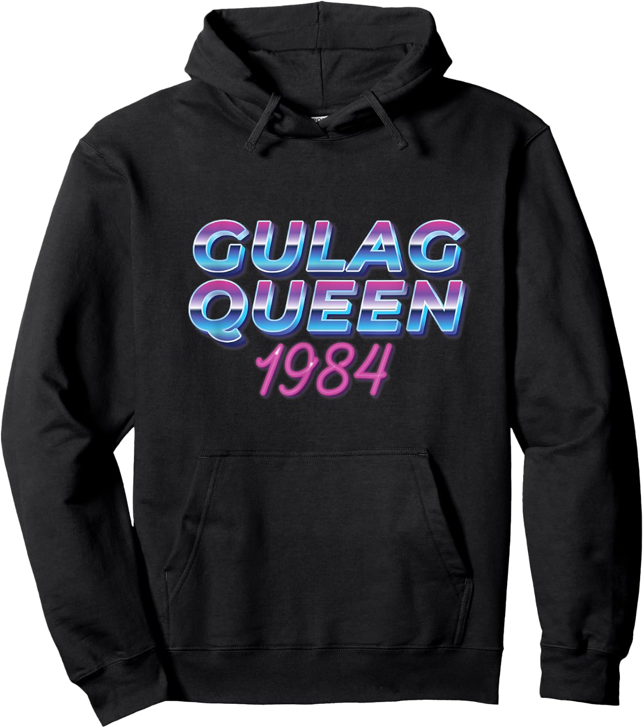 Gulag Queen Verdansk 1984 CoD Gaming Gulag Warzone Verdansk Hoodie - Hoodie | Black