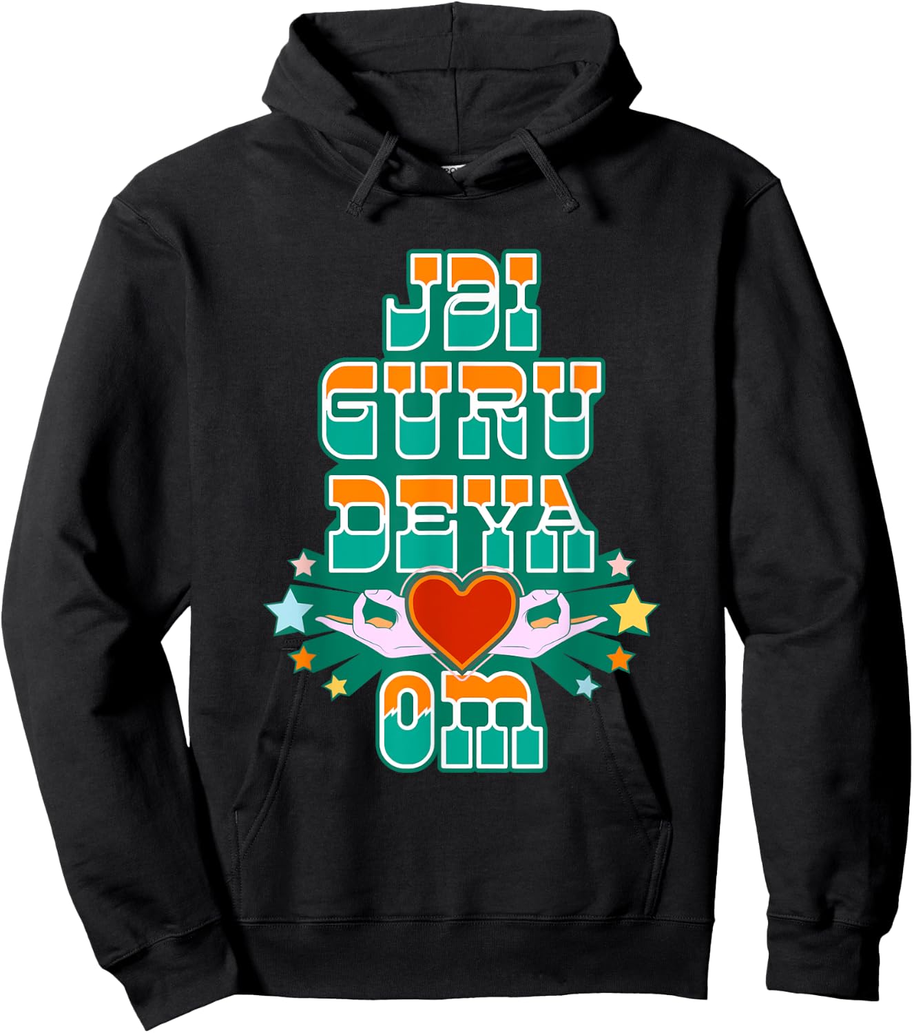 Jai Guru Deva Om Hoodie - Hoodie | Black